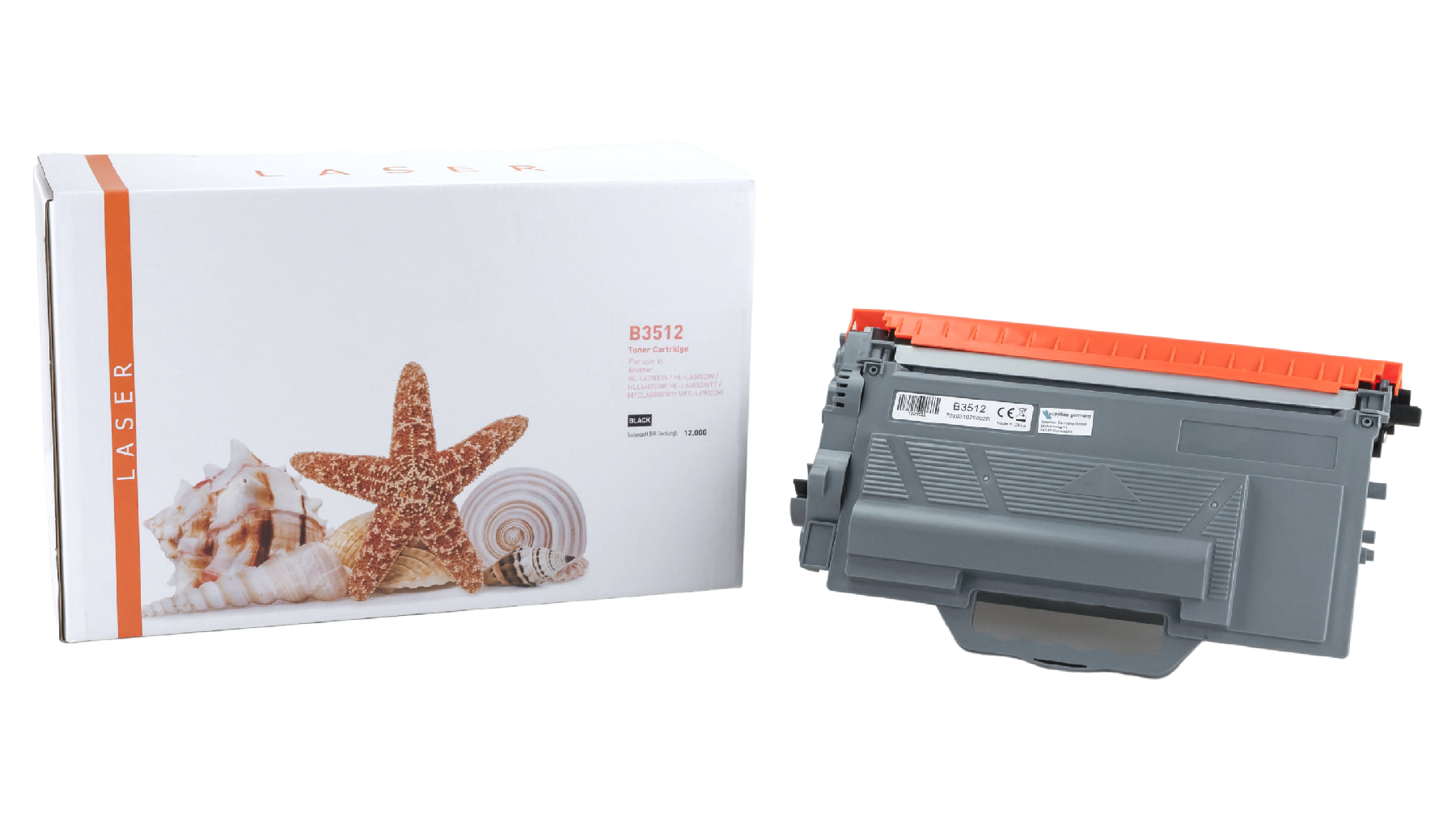 White Box TONTN3512 Alternativ Toner Schwarz für Brother  / TN3512 / 12.000 Seiten  neu schwarz