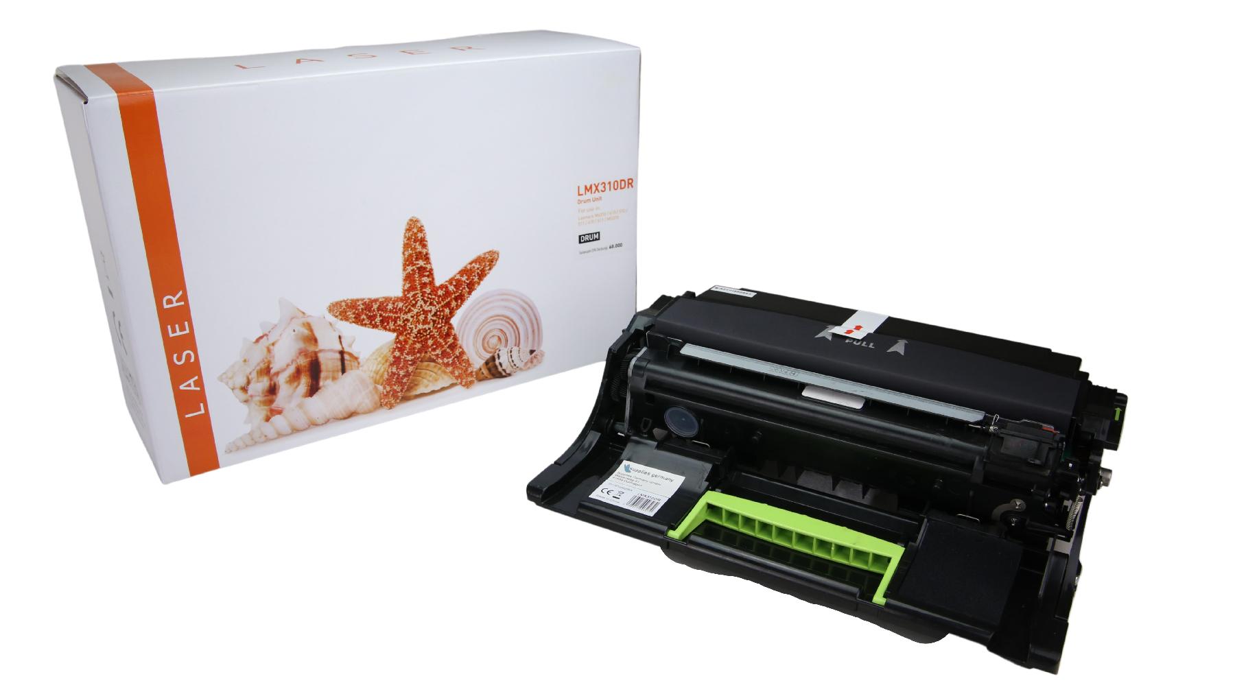 White Box TONMX310DR Alternativ Trommel Schwarz für Lexmark  / 50F0Z00  / 60.000 Seiten neu schwarz