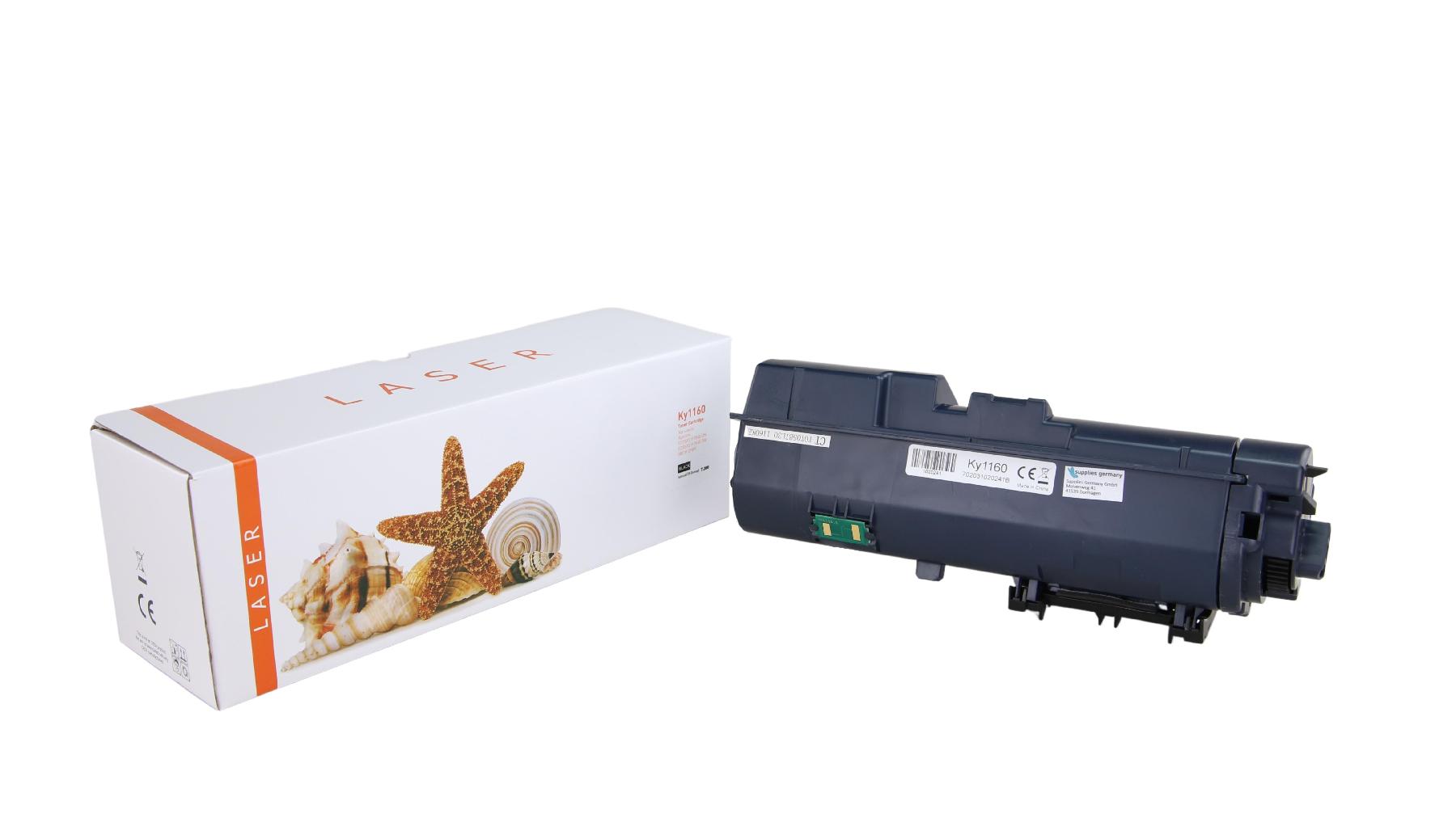 White Box TONTK1160 Alternativ Toner Schwarz für Kyocera  / TK1160 / 7.200 Seiten neu schwarz