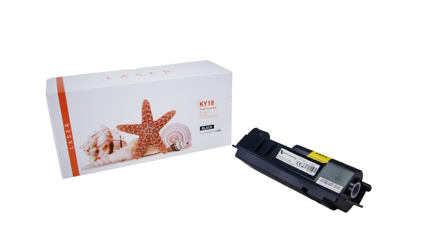 White Box TONTK18 Alternativ Toner Schwarz für Kyocera  / TK18 / 7.200 Seiten  neu schwarz