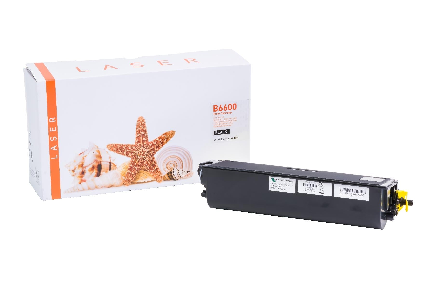 White Box TONTN6600 Alternativ Toner Schwarz für Brother / TN6600 / 6.000 Seiten  neu schwarz