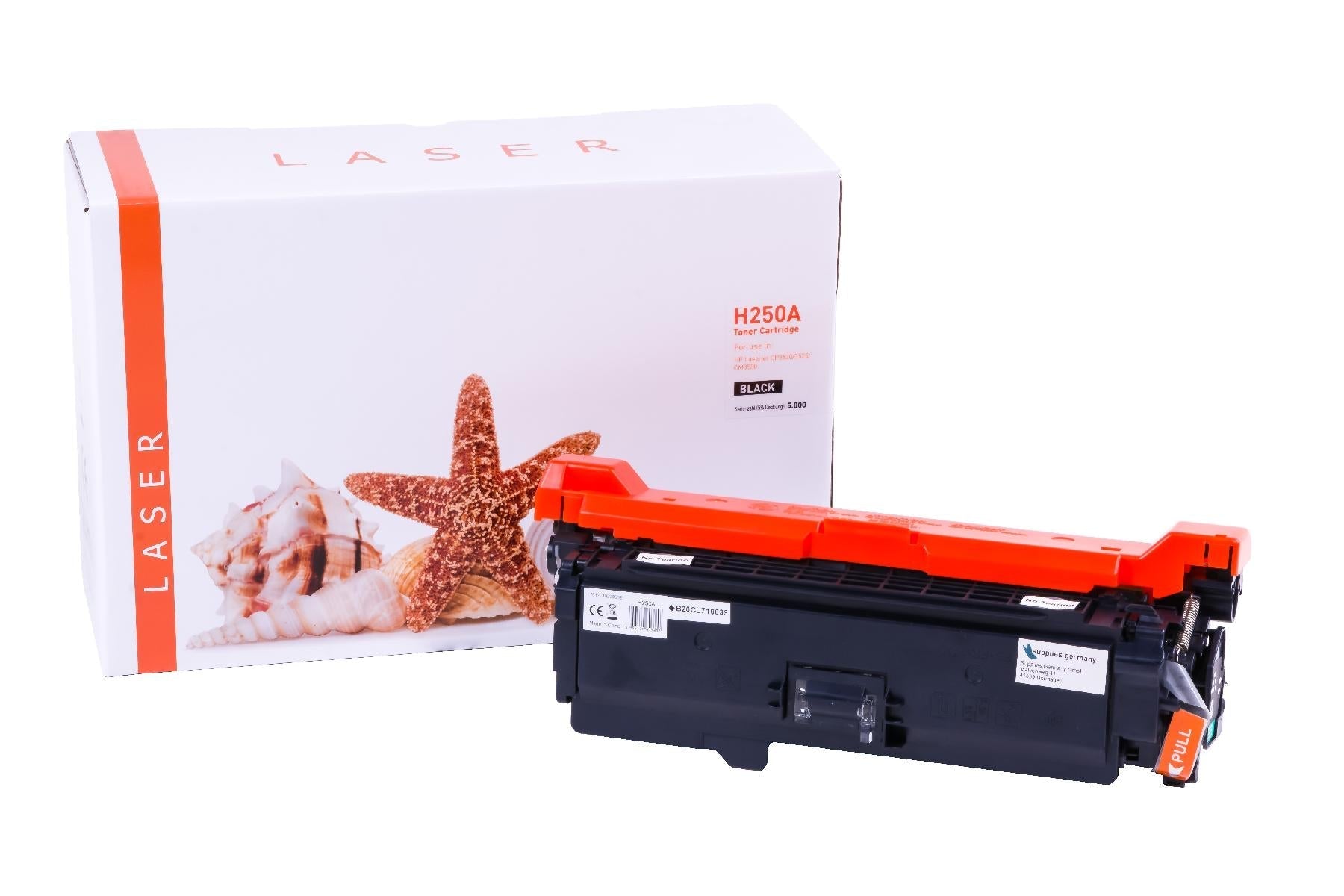 TONCE250A Alternativ Toner Schwarz für HP / CE250A / 504A / 5.000 Seiten