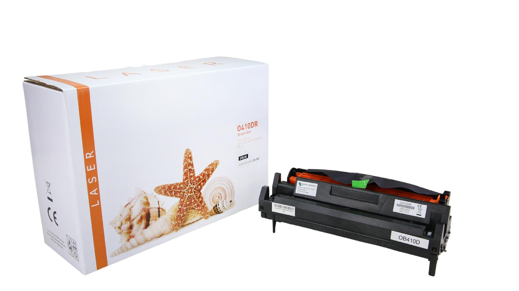 White Box TONB410DR Alternativ Trommel Schwarz für OKI / 43979002 / 20.000 Seiten  neu schwarz