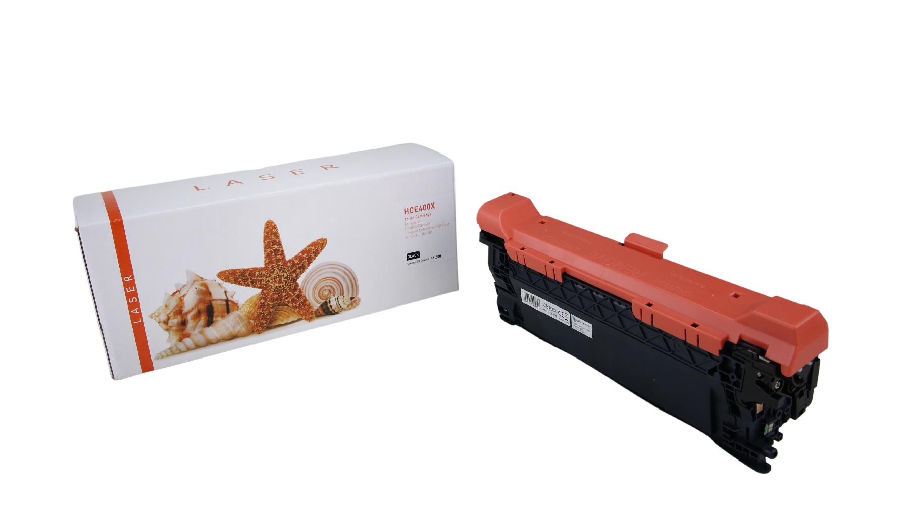 TONCE400X Alternativ Toner Schwarz für HP  / CE400X / 507A / 11.000 Seiten