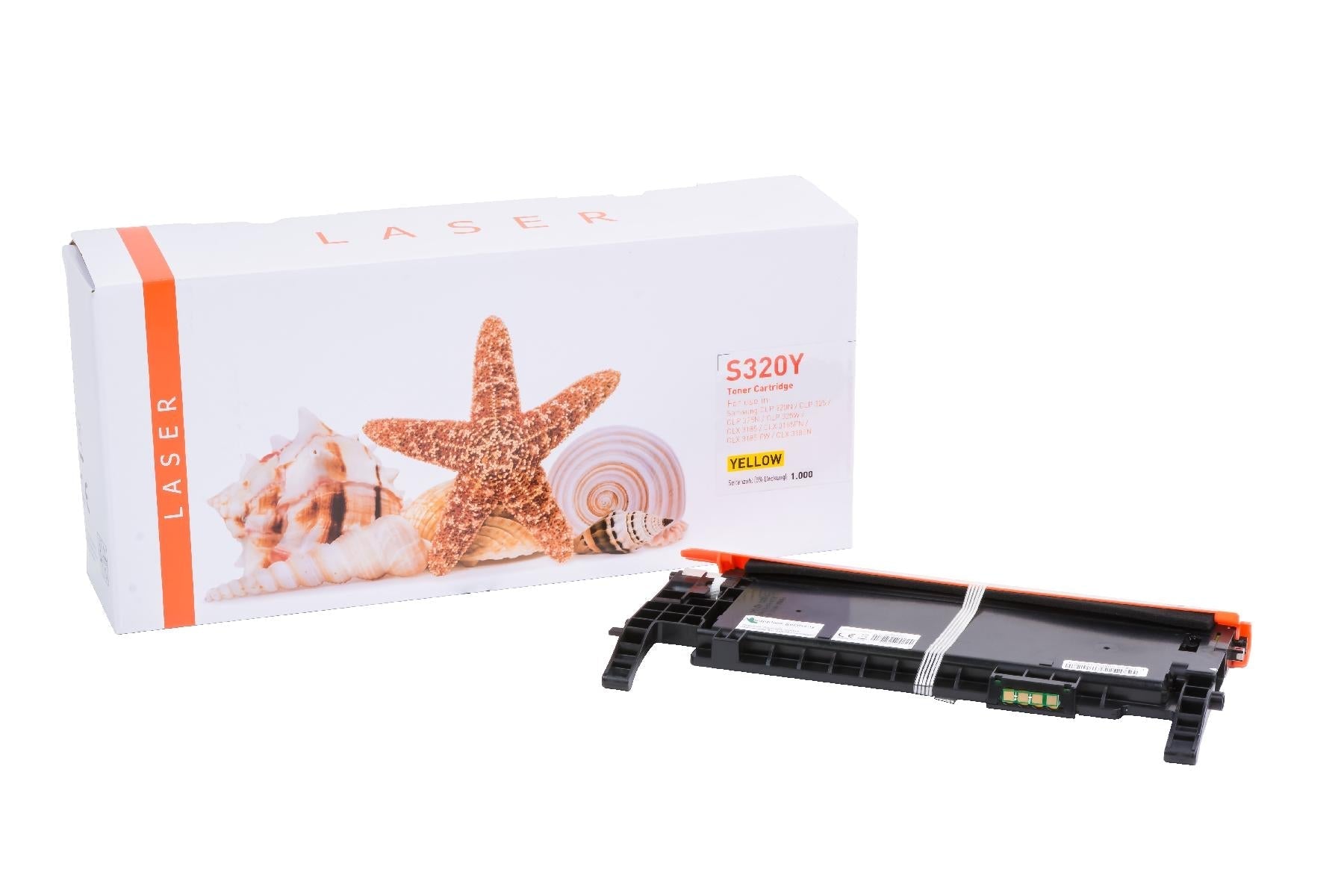 TONCLP320Y Alternativ Toner Gelb für Samsung  / CLTY4072S/ELS / 1.000 Seiten