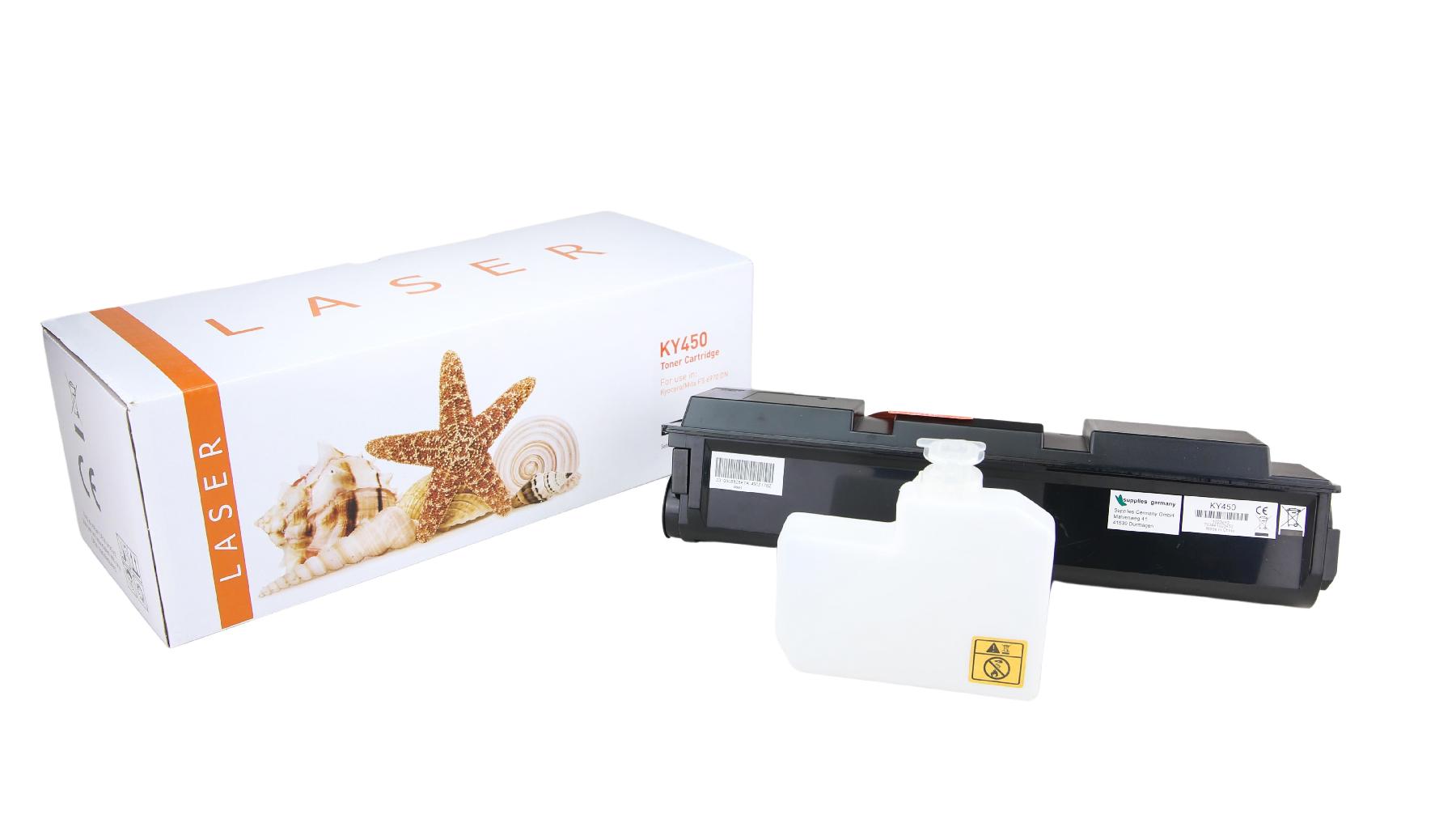 White Box TONTK450 Alternativ Toner Schwarz für Kyocera  / TK450 / 15.000 Seiten  neu schwarz