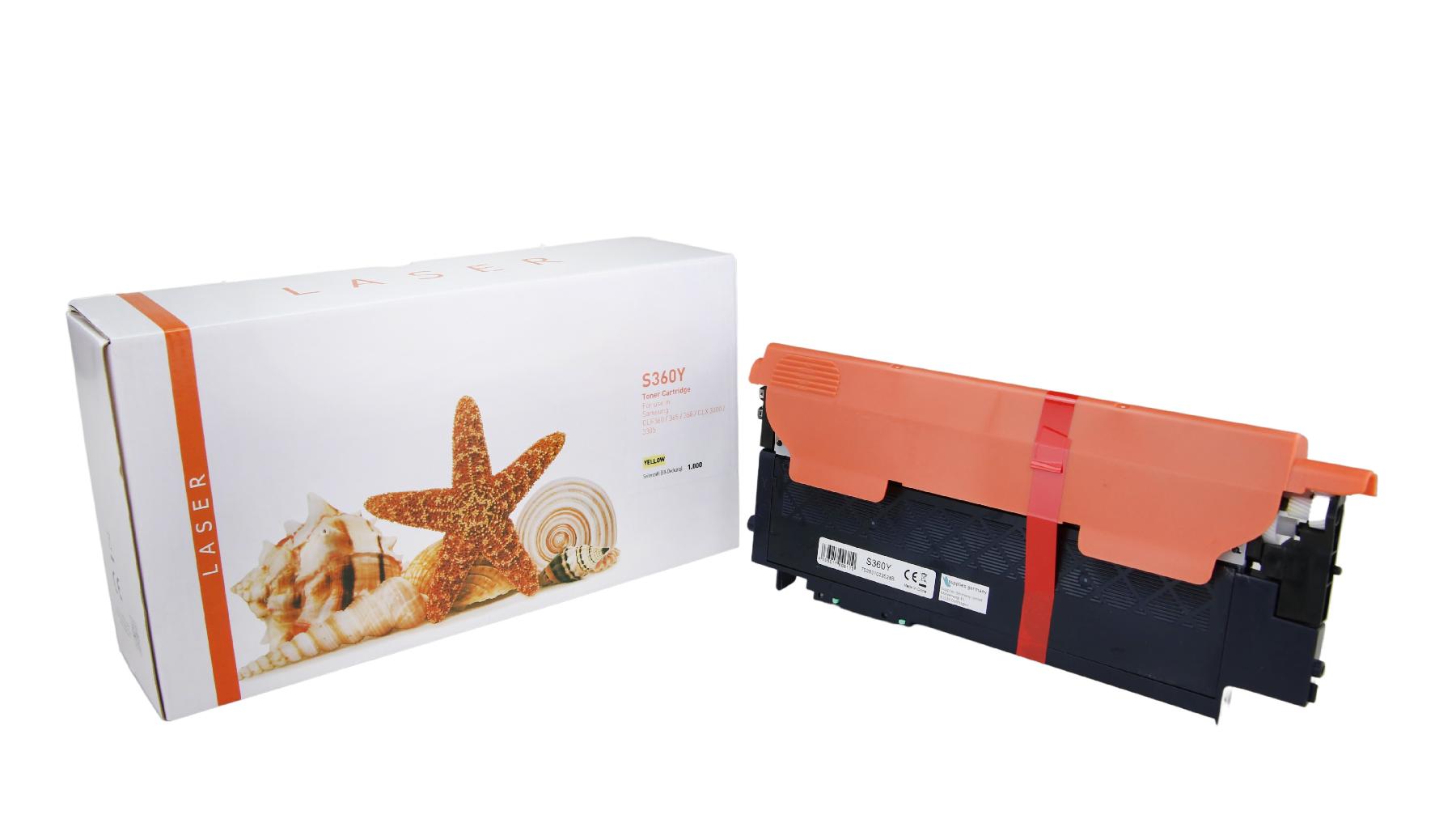 TONCLP360Y Alternativ Toner Gelb für Samsung / CLTY406S/ELS / 1.000 Seiten