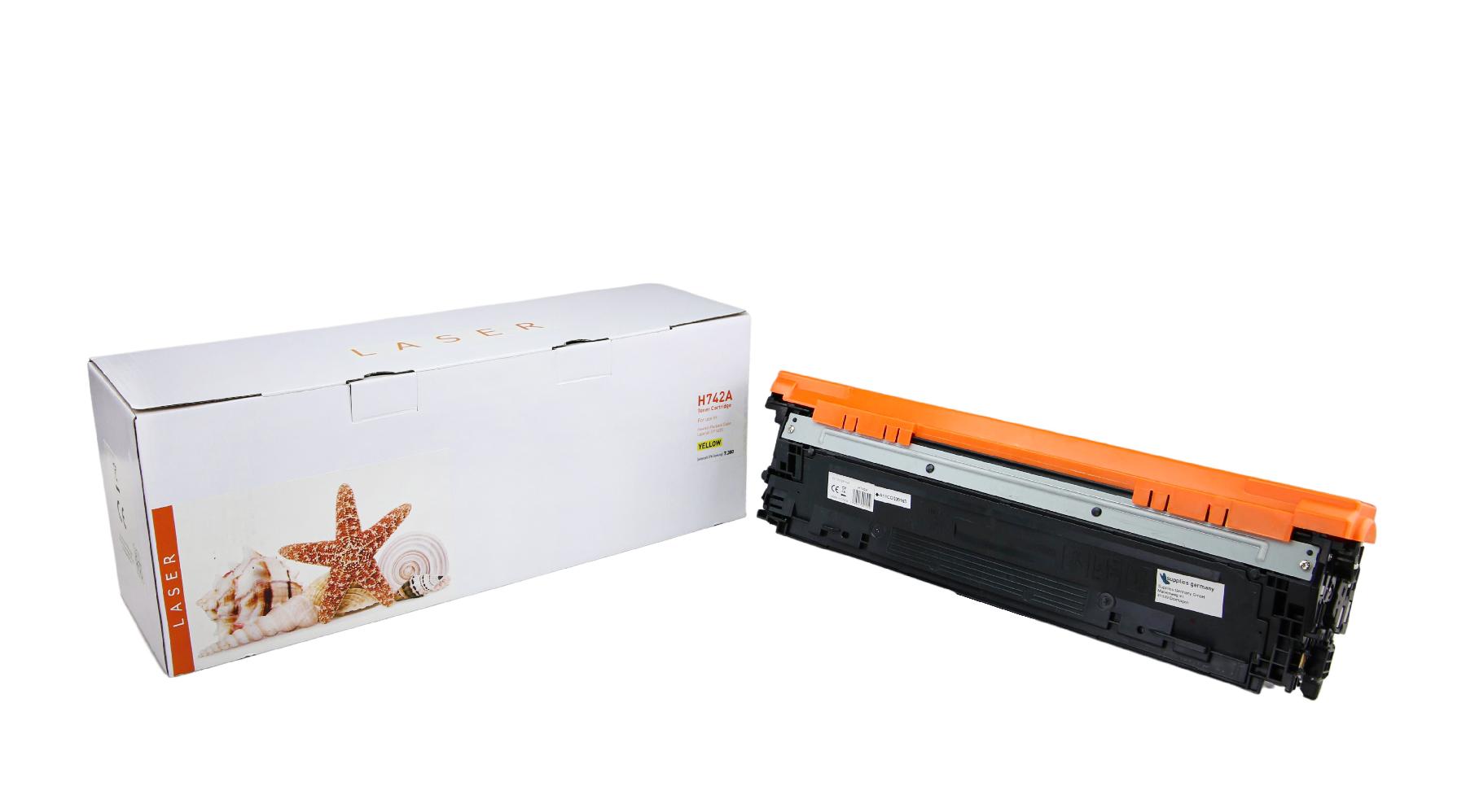 TONCE742A Alternativ Toner Gelb für HP  / CE742A / 307A / 7.300 Seiten