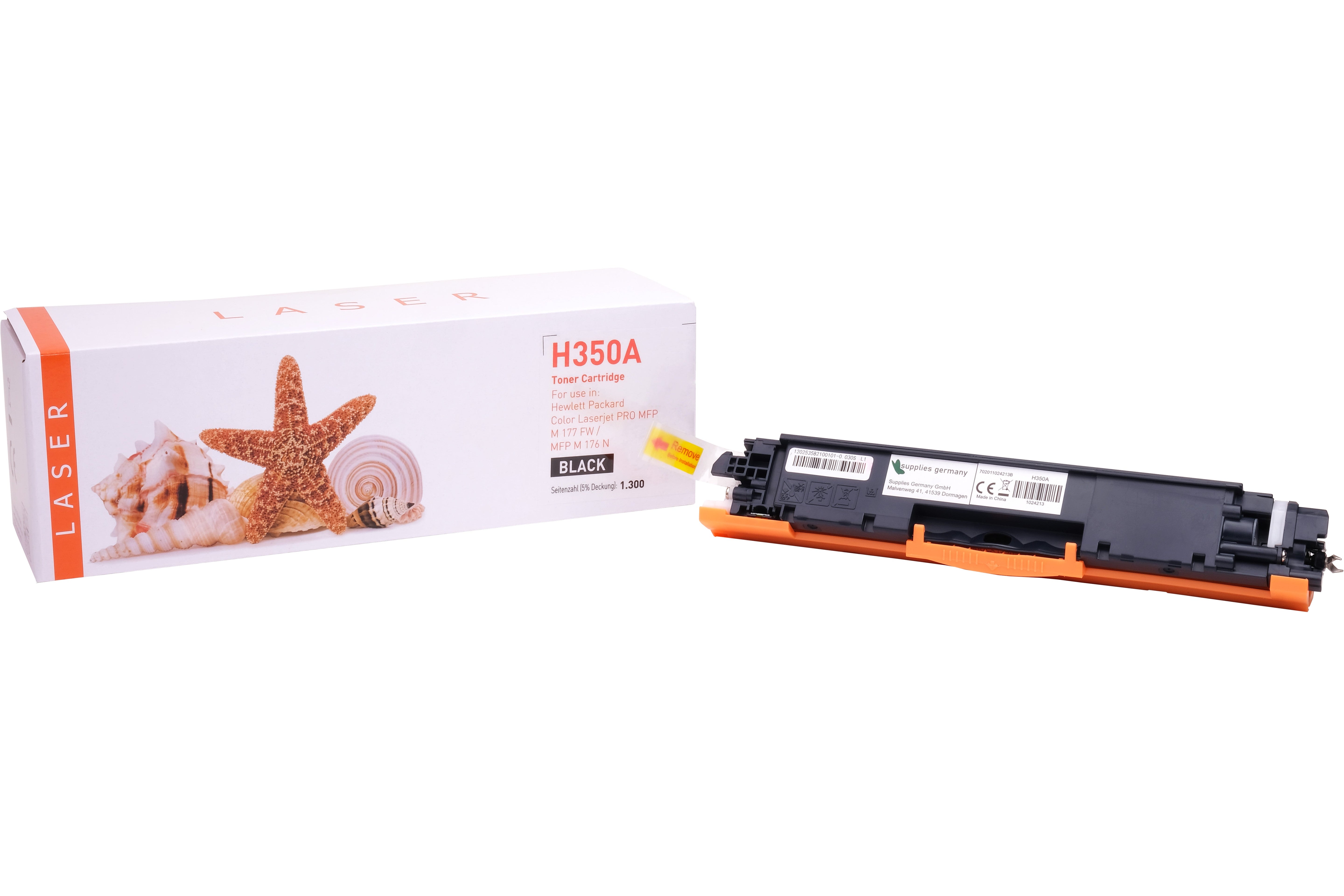 TONCF350A Alternativ Toner Schwarz für HP / CF350A / 130A / 1.300 Seiten