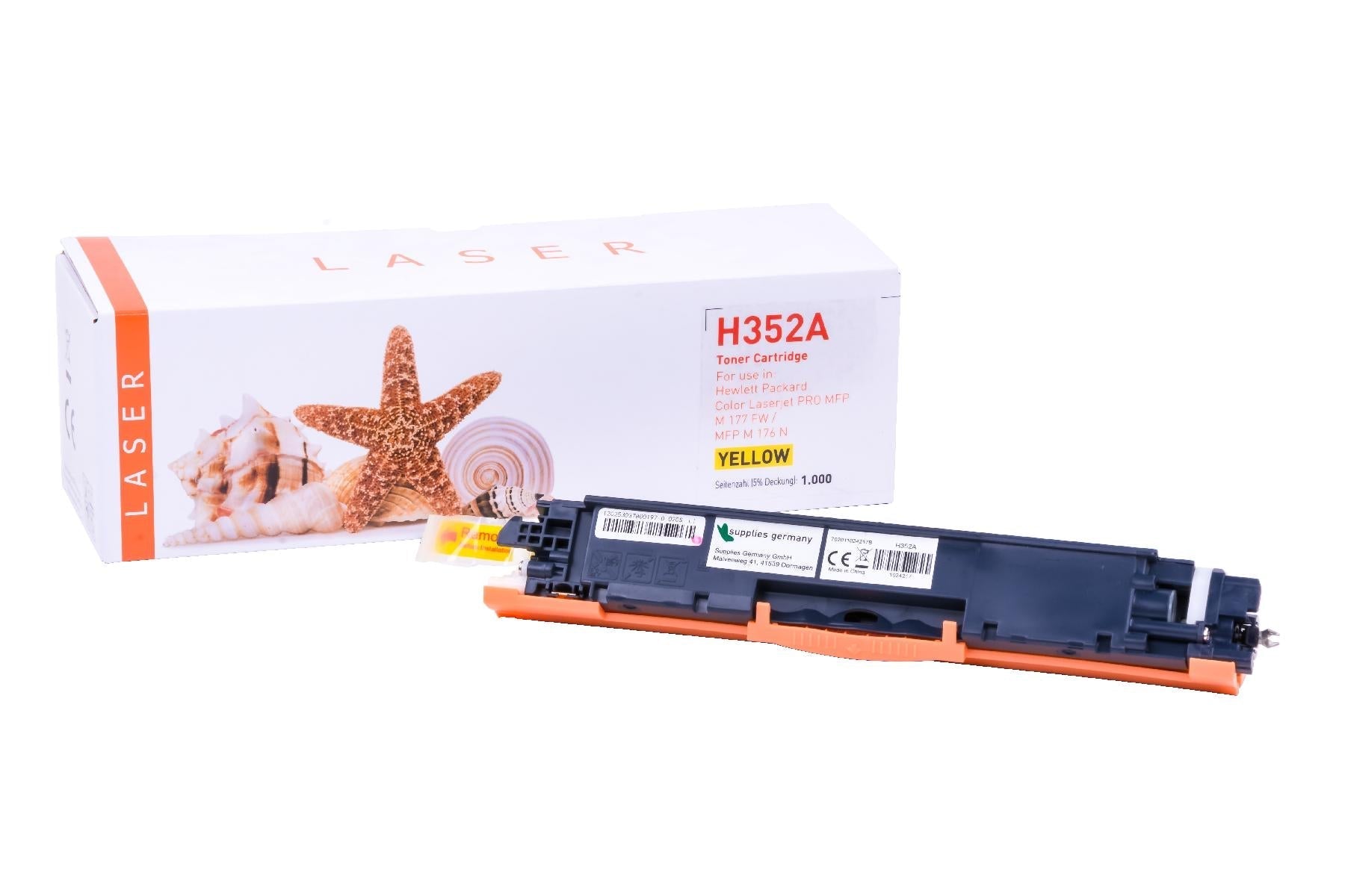 TONCF352A Alternativ Toner Gelb für HP / CF352A / 130A / 1.000 Seiten