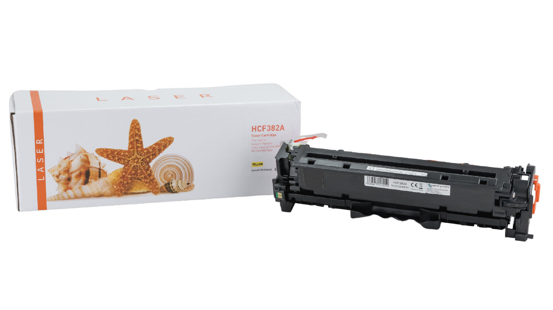 TONCF382A Alternativ Toner Gelb für HP / CF382A / 312A / 2.700 Seiten