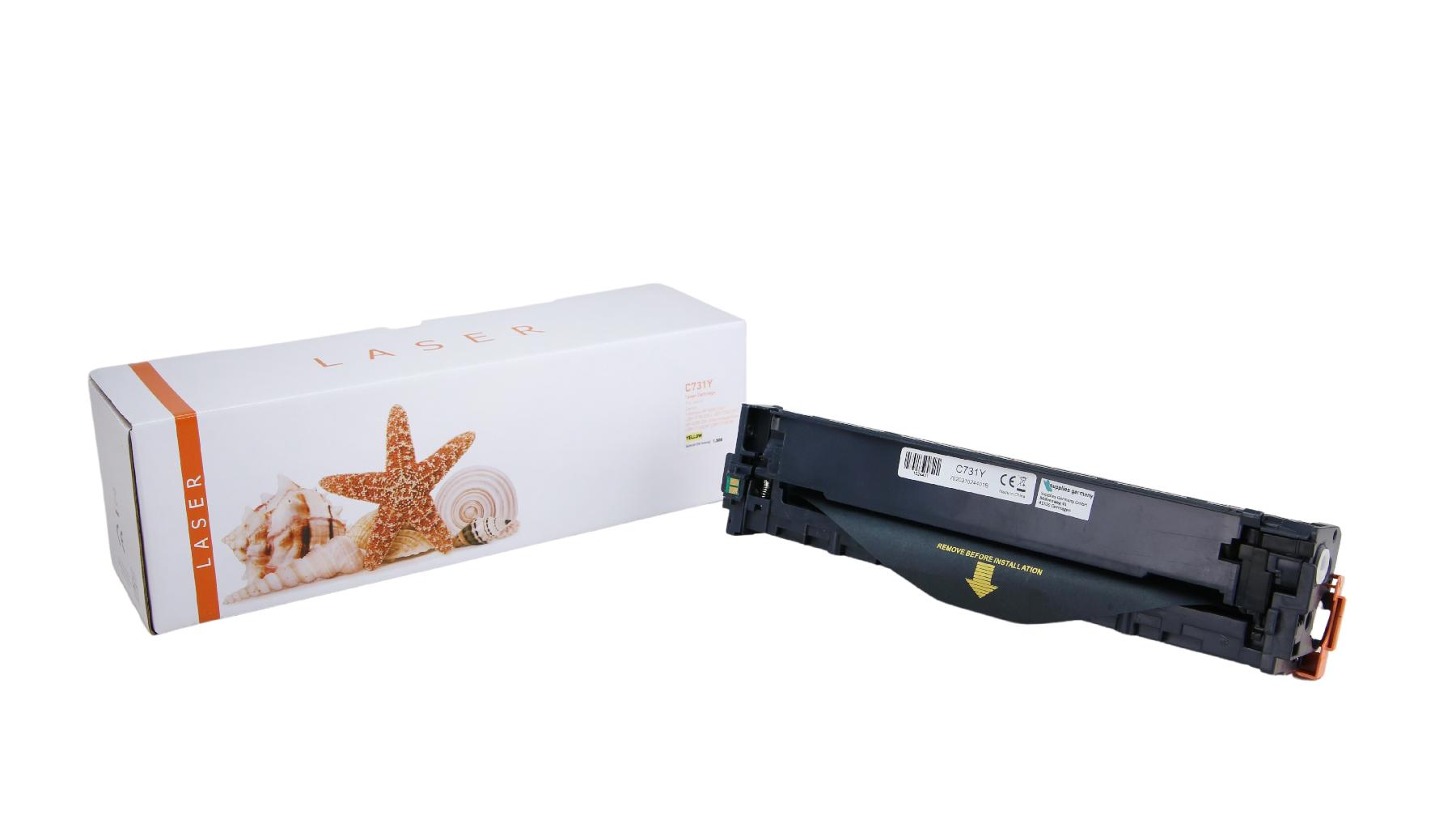 TON731Y Alternativ Toner Gelb für Canon  / 731Y / 1.500 Seiten