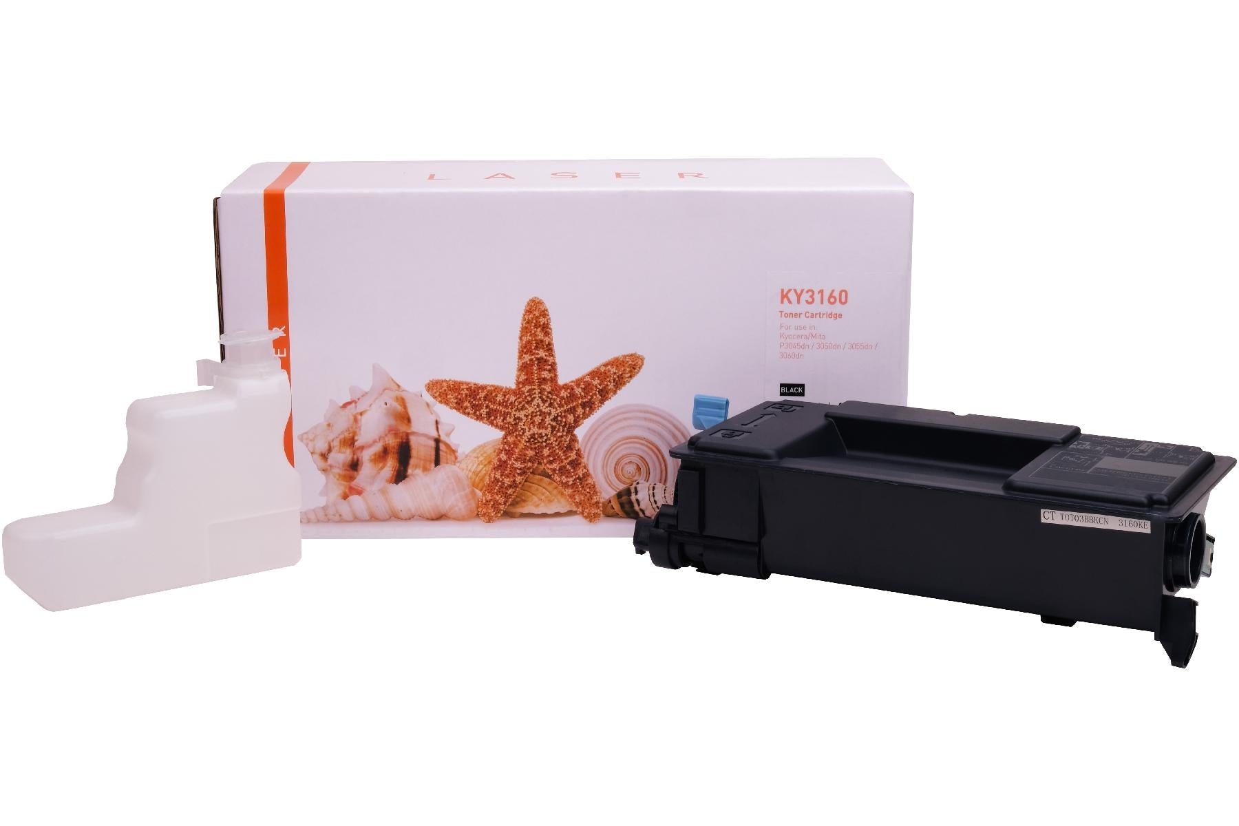 White Box TONTK3160 Alternativ Toner Schwarz für Kyocera / TK3160 / 12.500 Seiten neu schwarz