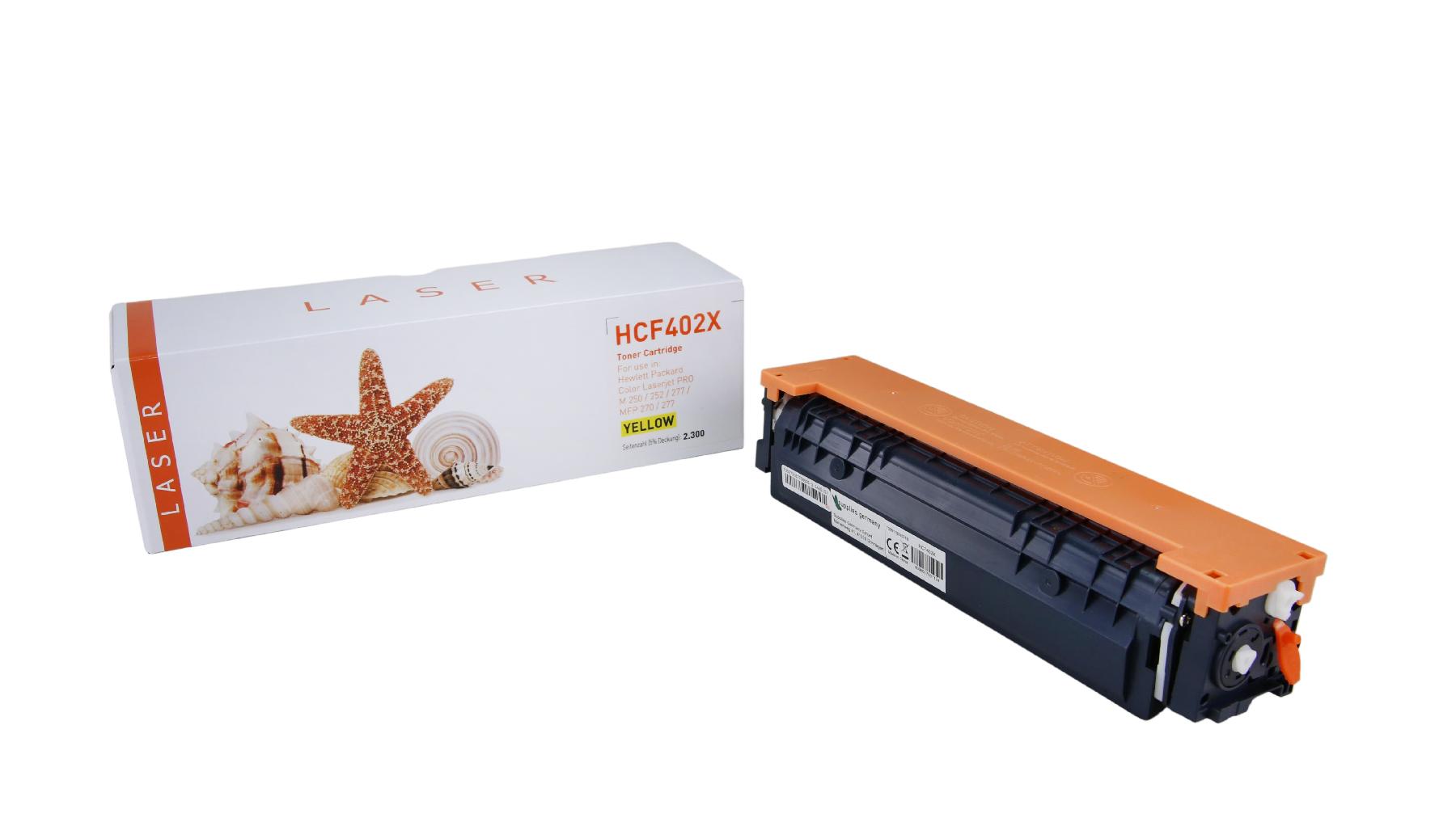 TONCF402X Alternativ Toner Gelb für HP / CF402XY / 2.300 Seiten