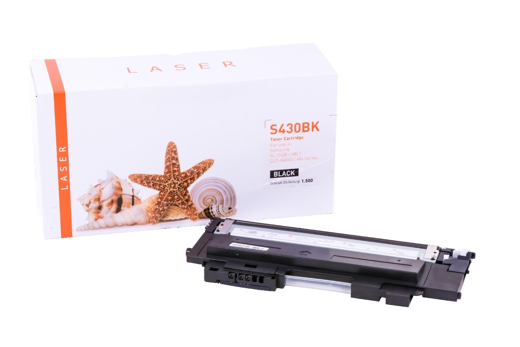 TONSLC430BK Alternativ Toner Schwarz für Samsung  / CLTK 404 S/ELS / 1.500 Seiten
