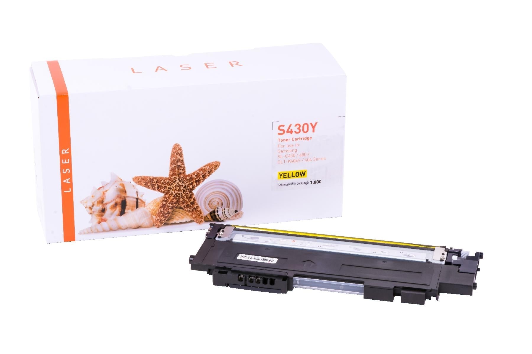 TONSLC430Y Alternativ Toner Gelb für Samsung  / CLTY 404 S/ELS / 1.000 Seiten