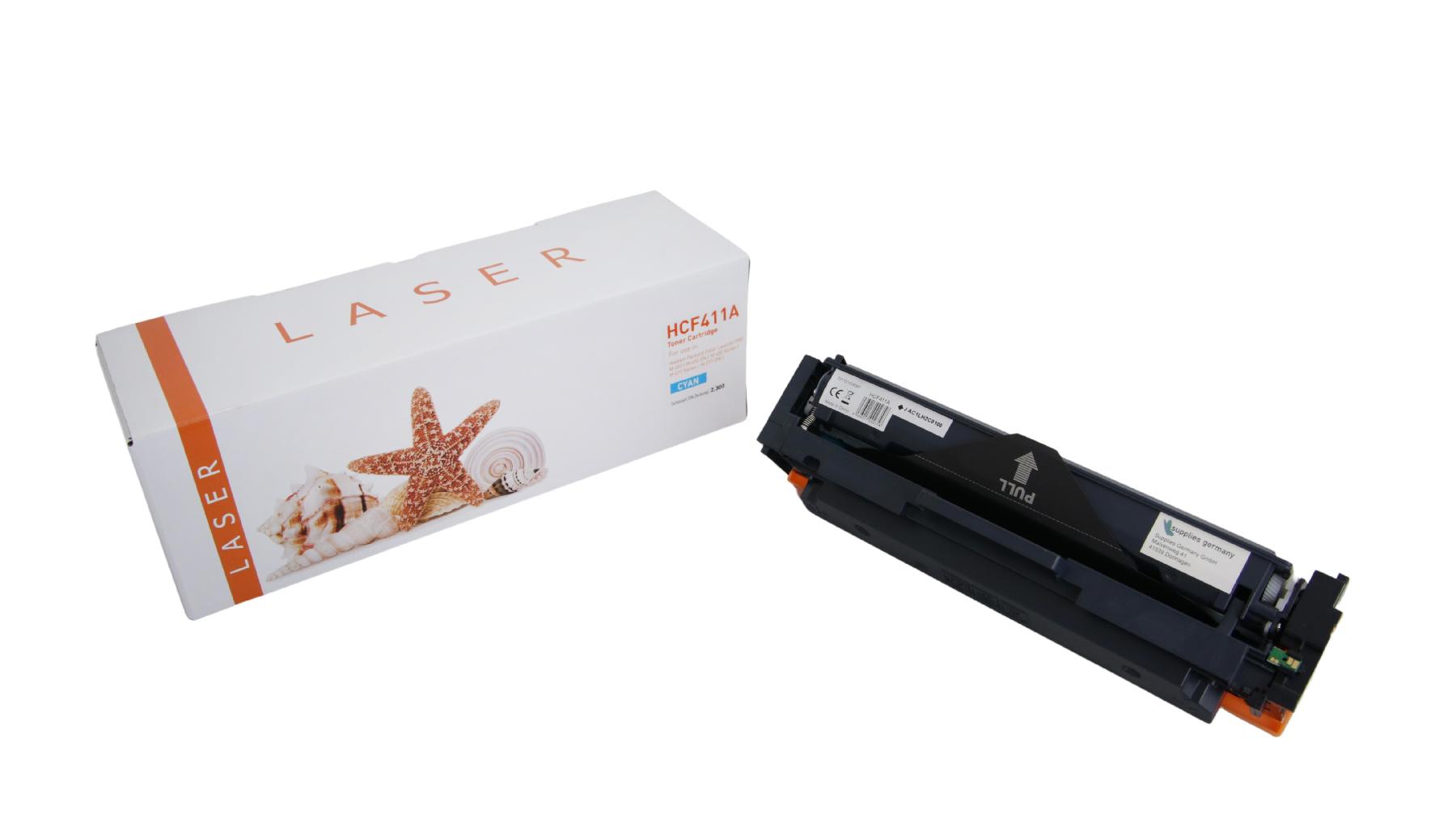 TONCF411A Alternativ Toner Cyan für HP / CF411A / 2.300 Seiten