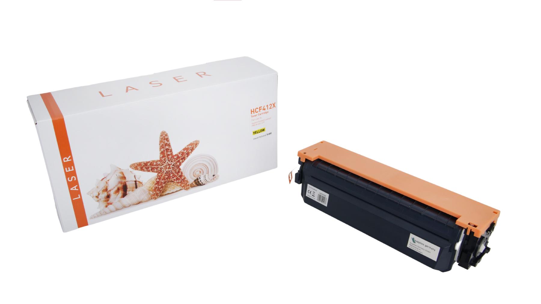 TONCF412X Alternativ Toner Gelb für HP / CF412X / 5.000 Seiten