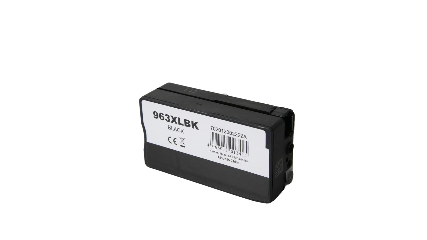 BULK 963XLBK Alternativ Tinte Schwarz für HP / 3JA30AE / 58ml