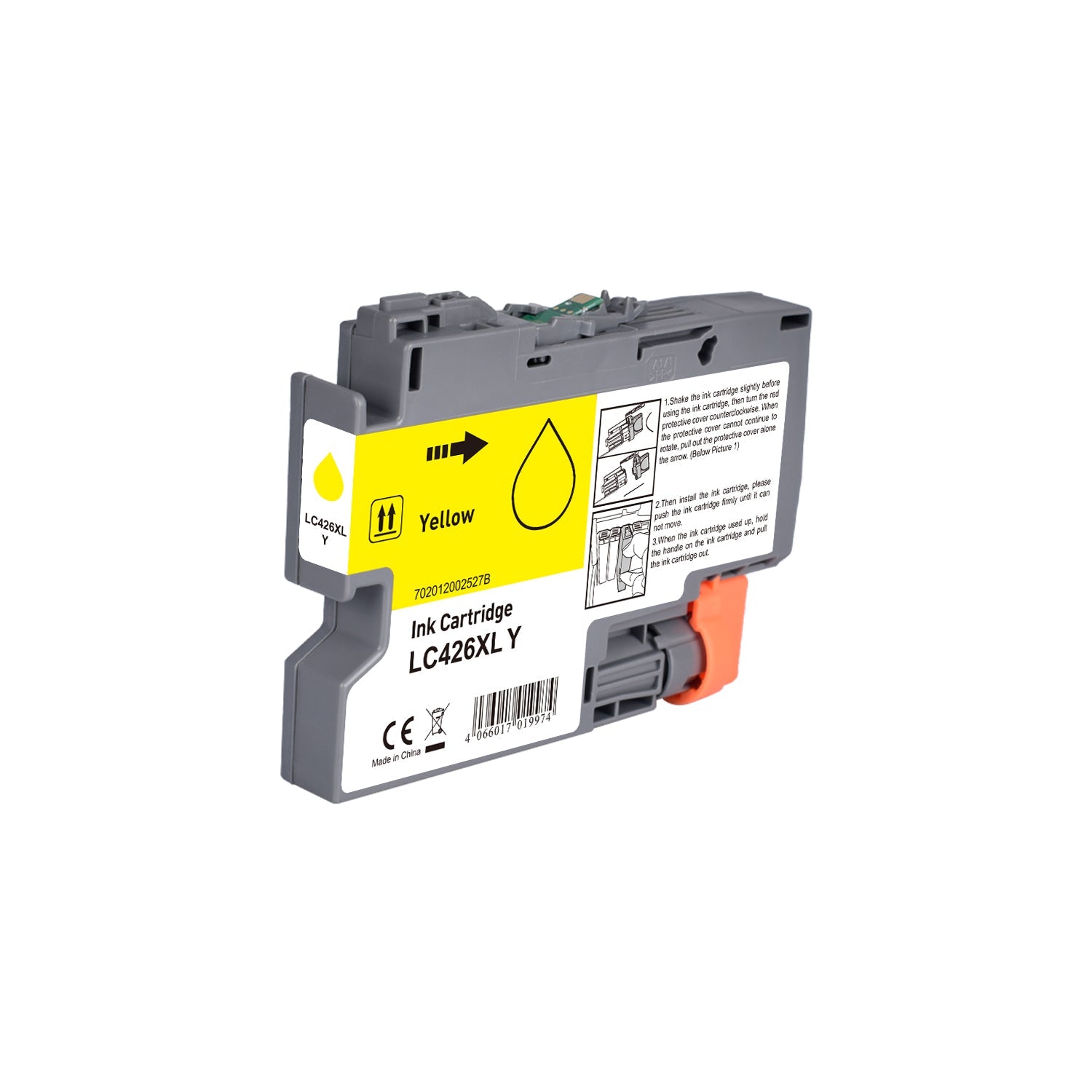 BULK LC426XLY Alternativ (Pigment) Tinte Gelb für Brother / LC426XLY / 54ml