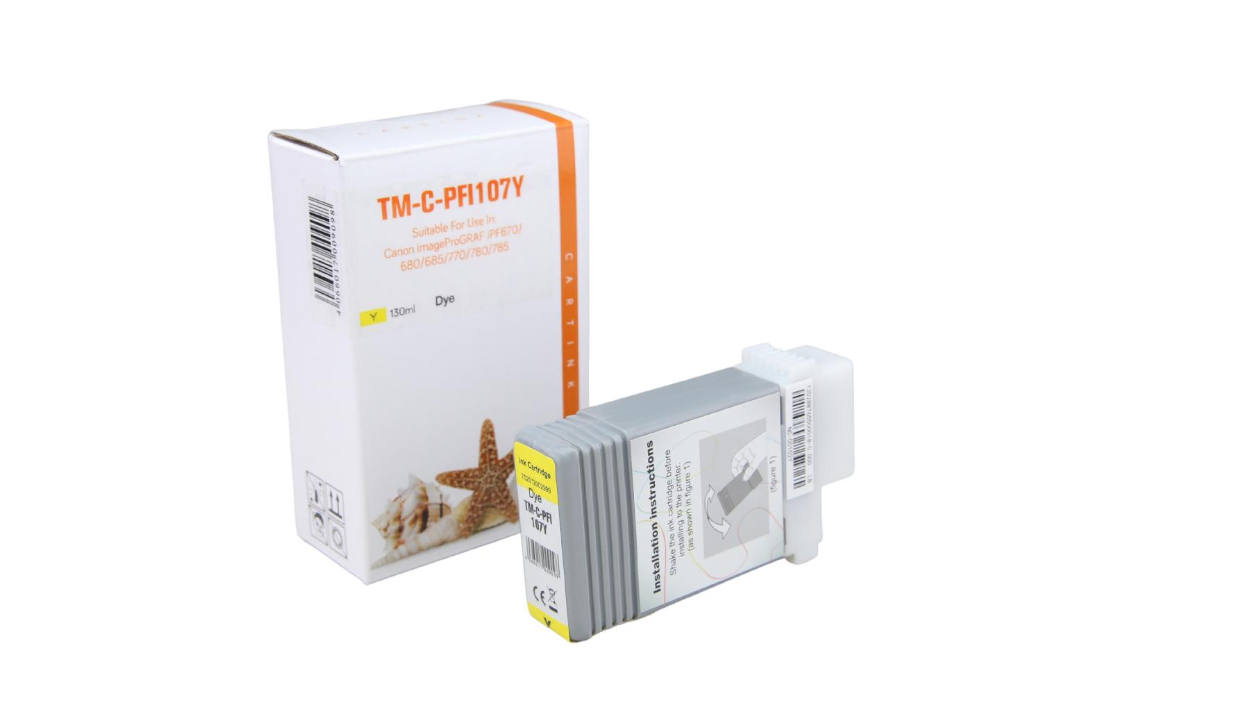 REFPFI107Y Refill Tinte Gelb für Canon / 6708B001 / 130ml