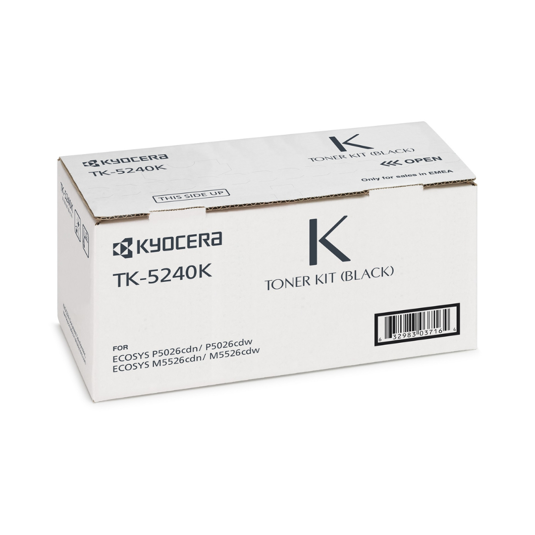 Kyocera TK-5240 Toner für ECOSYS M5526 und P5026 Schwarz Cyan Gelb Magenta
