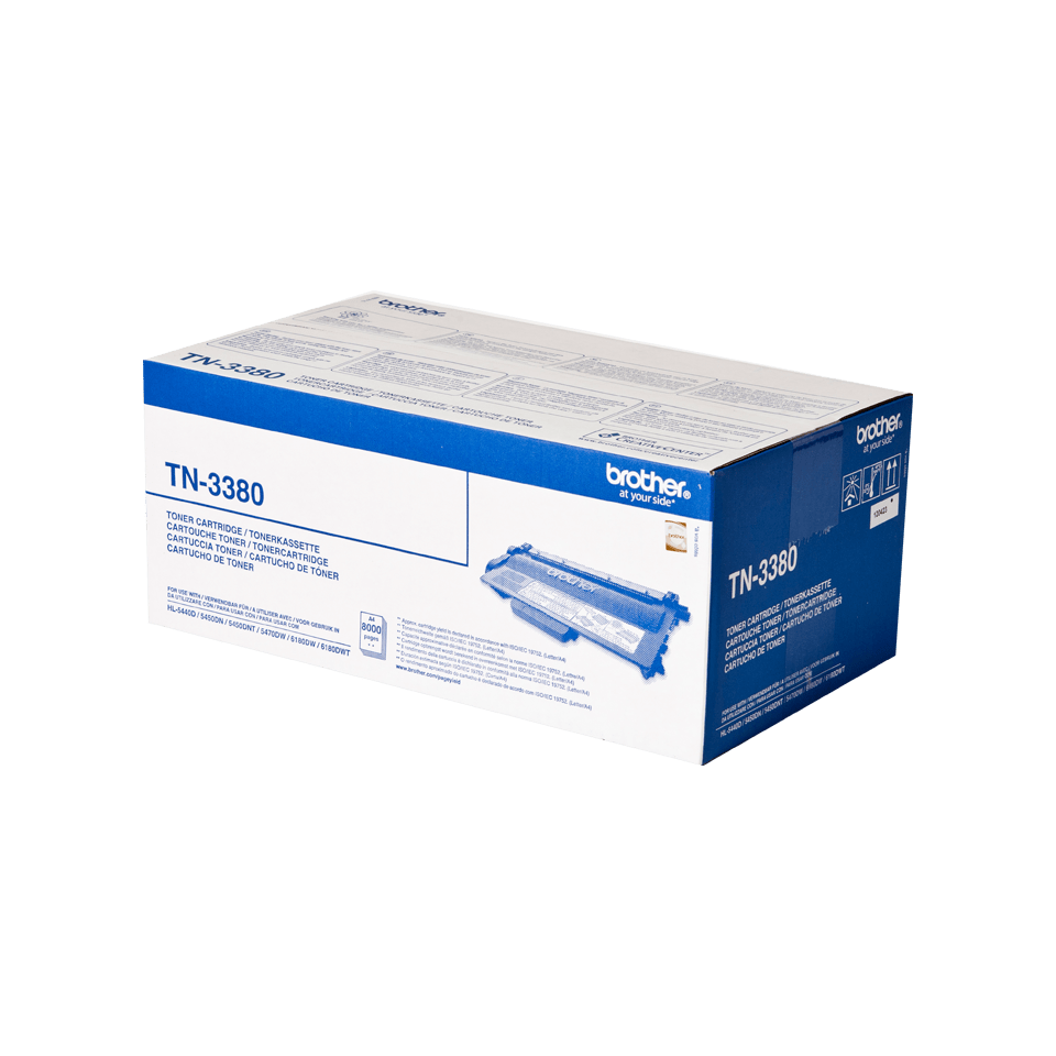 Brother TN-3380 Original Toner – Schwarz TN3380 ca. 8.000 S. Black Tonerpatrone