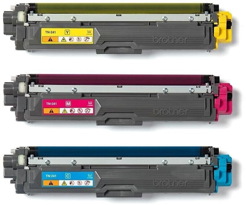 Brother Toner TN-241CMY / Gelb Cyan Magenta / MultiPack / TN241CMY / 1400 S. neu 3 Farben