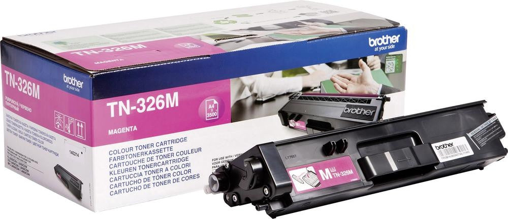 Brother TN-326 4er Pack / Schwarz Cyan Magenta Gelb - Set / Original BROTHER Laserdrucker Toner TN326