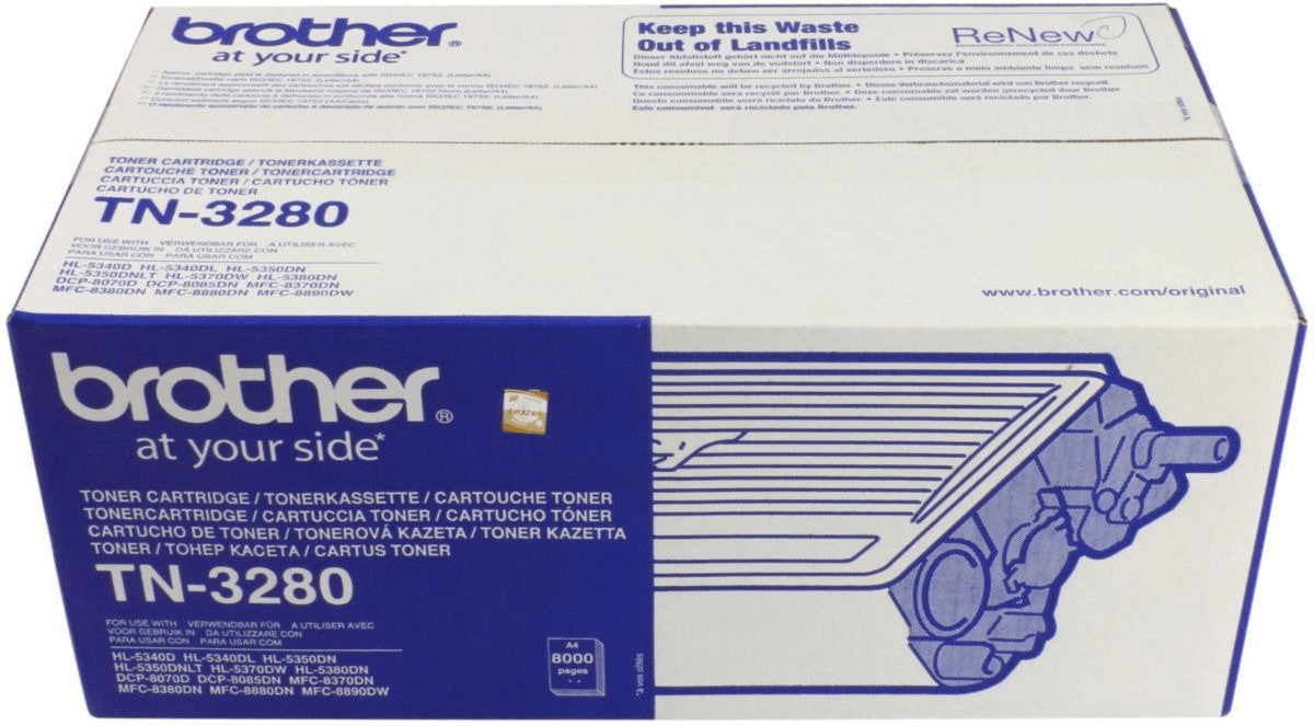 Brother TN-3280 Schwarz Original Toner mit hoher Kapazität TN3280 TN 3280
