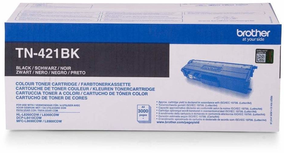 Brother TN-421BK Tonerkartusche – Schwarz / Toner TN421 BK Black