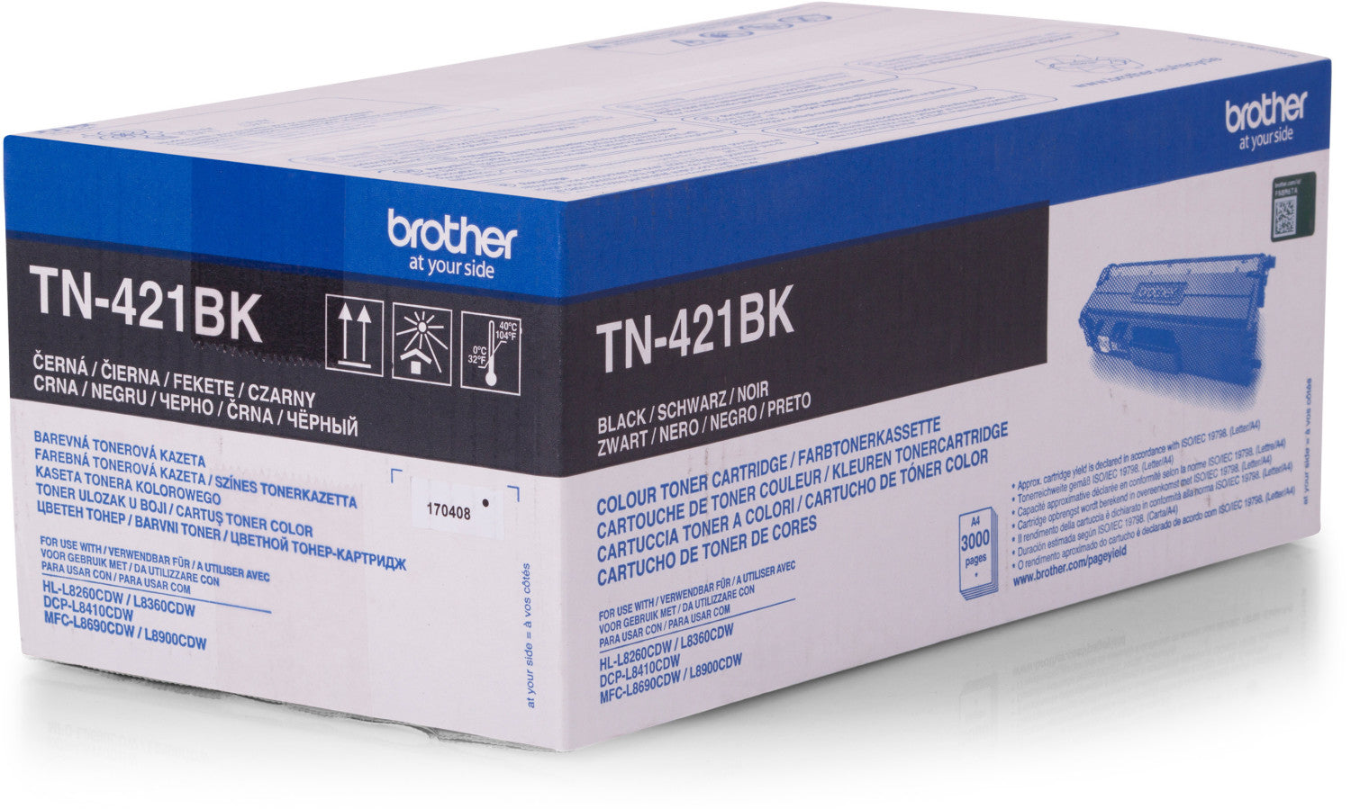 Brother TN-421BK Tonerkartusche – Schwarz / Toner TN421 BK Black
