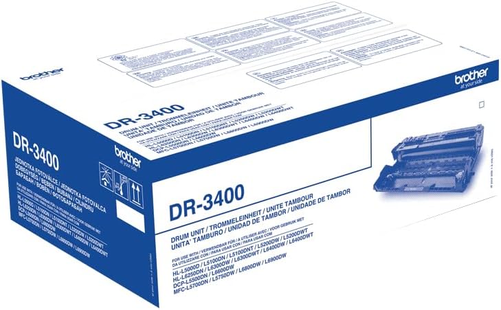 Brother DR-3400 Trommel Schwarz Original Trommeleinheit DR3400 50.000 Seiten