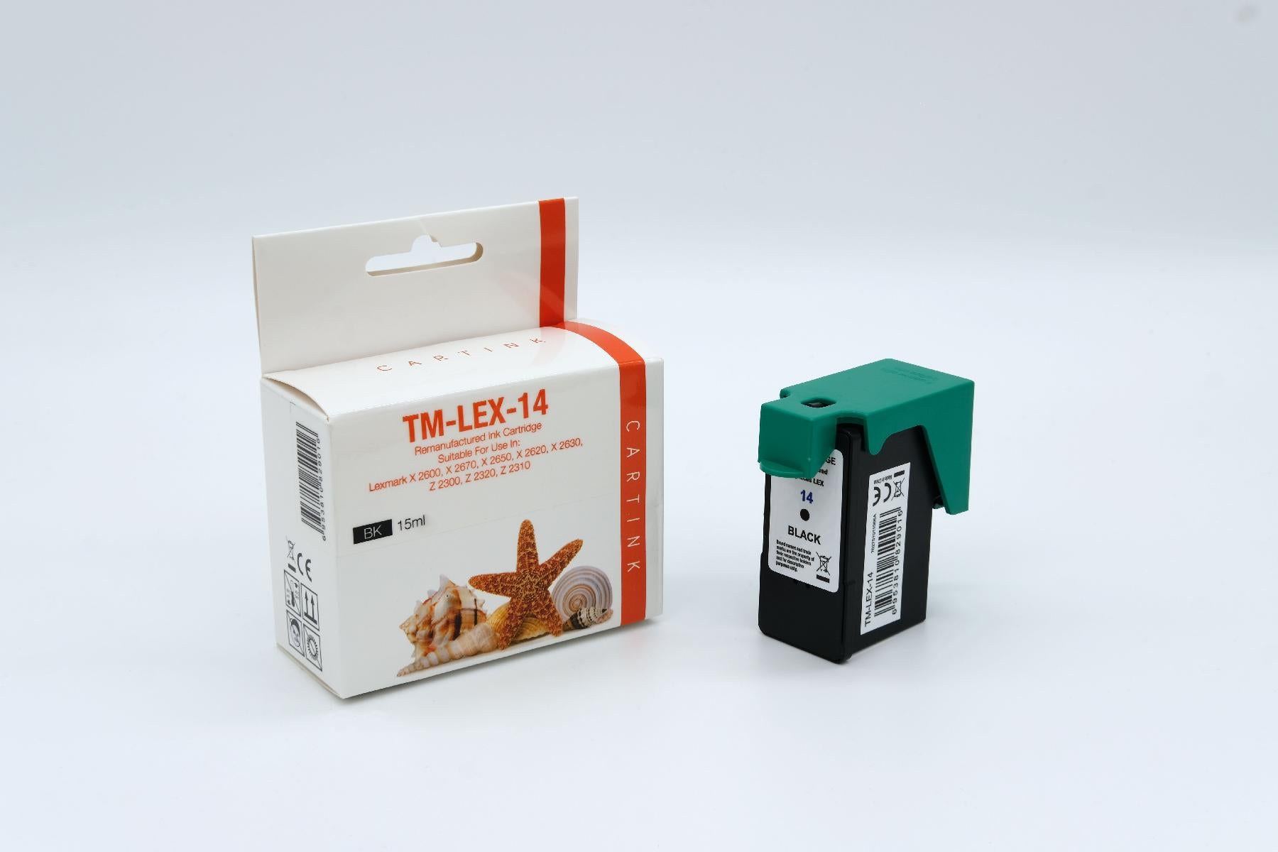 REFLEX14 Refill Tinte Black für Lexmark / 18C2090E / 15ml