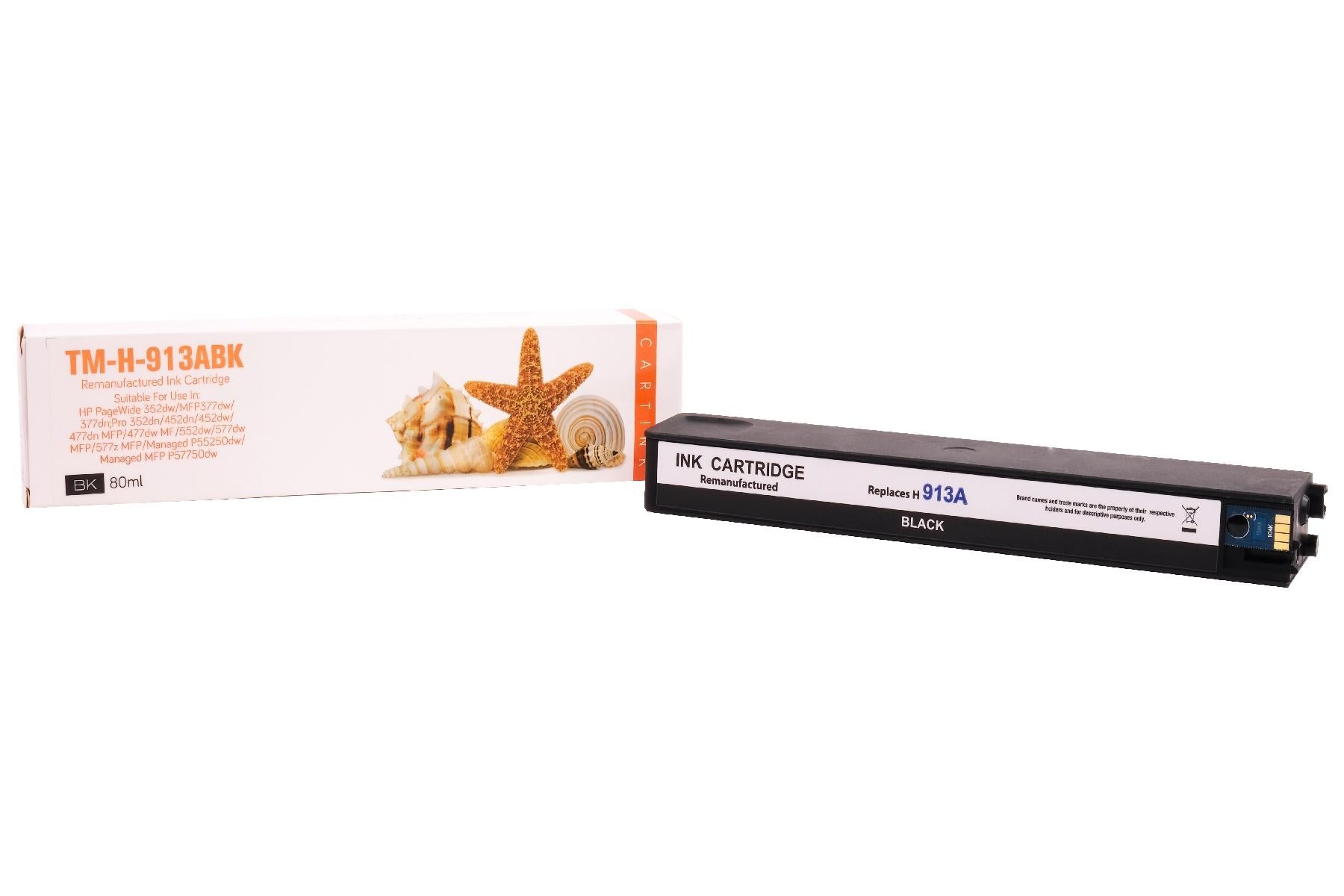REF913BK Refill Tinte Black für HP / L0R95AE / 80ml
