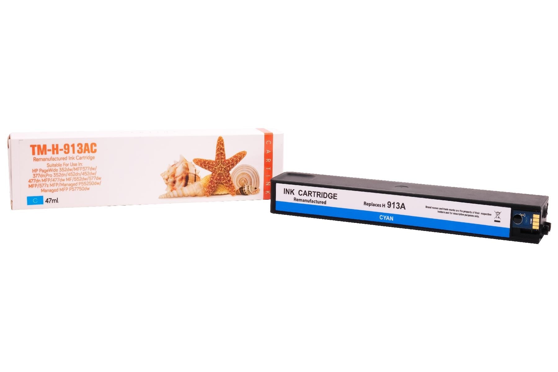 REF913C Refill Tinte Cyan für HP / F6T77AE / 47ml