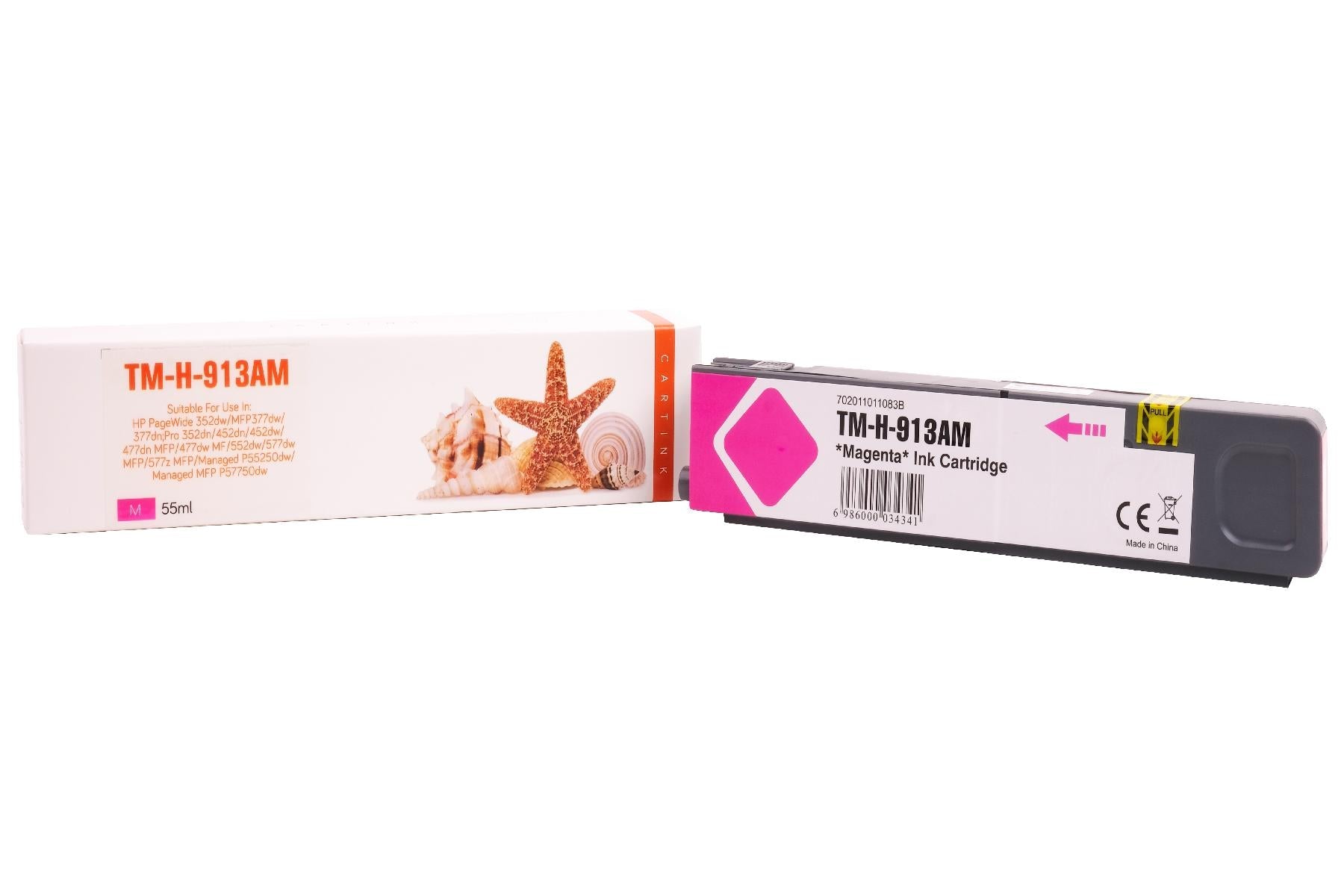 REF913M Refill Tinte Magenta für HP / F6T78AE / 47ml