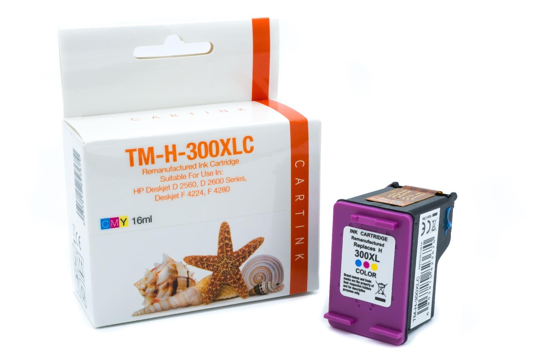 REF300CXL Refill Tinte Color für HP / CC644EE / 18ml