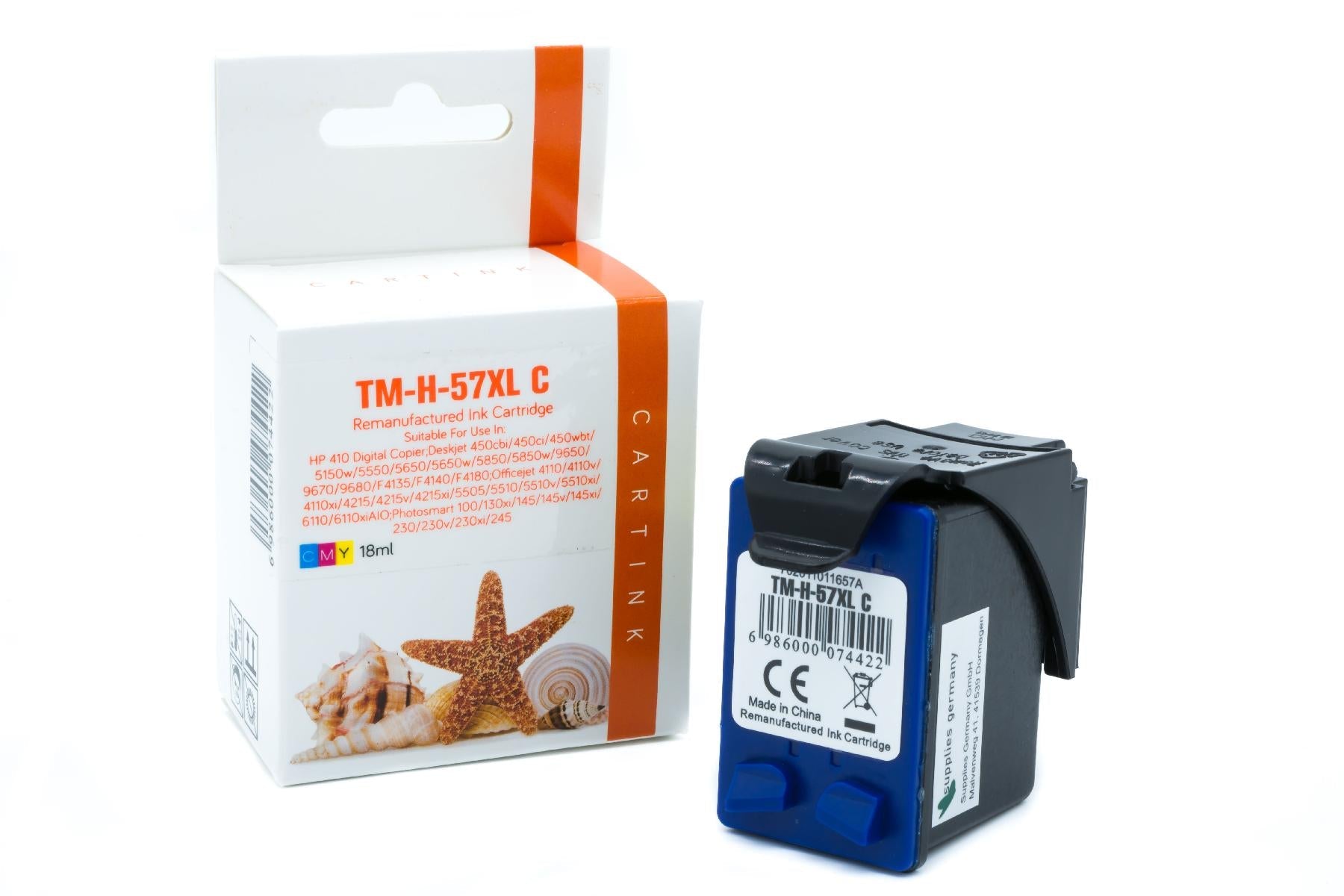 REF57 Refill Tinte Color für HP / C6657A / 17ml