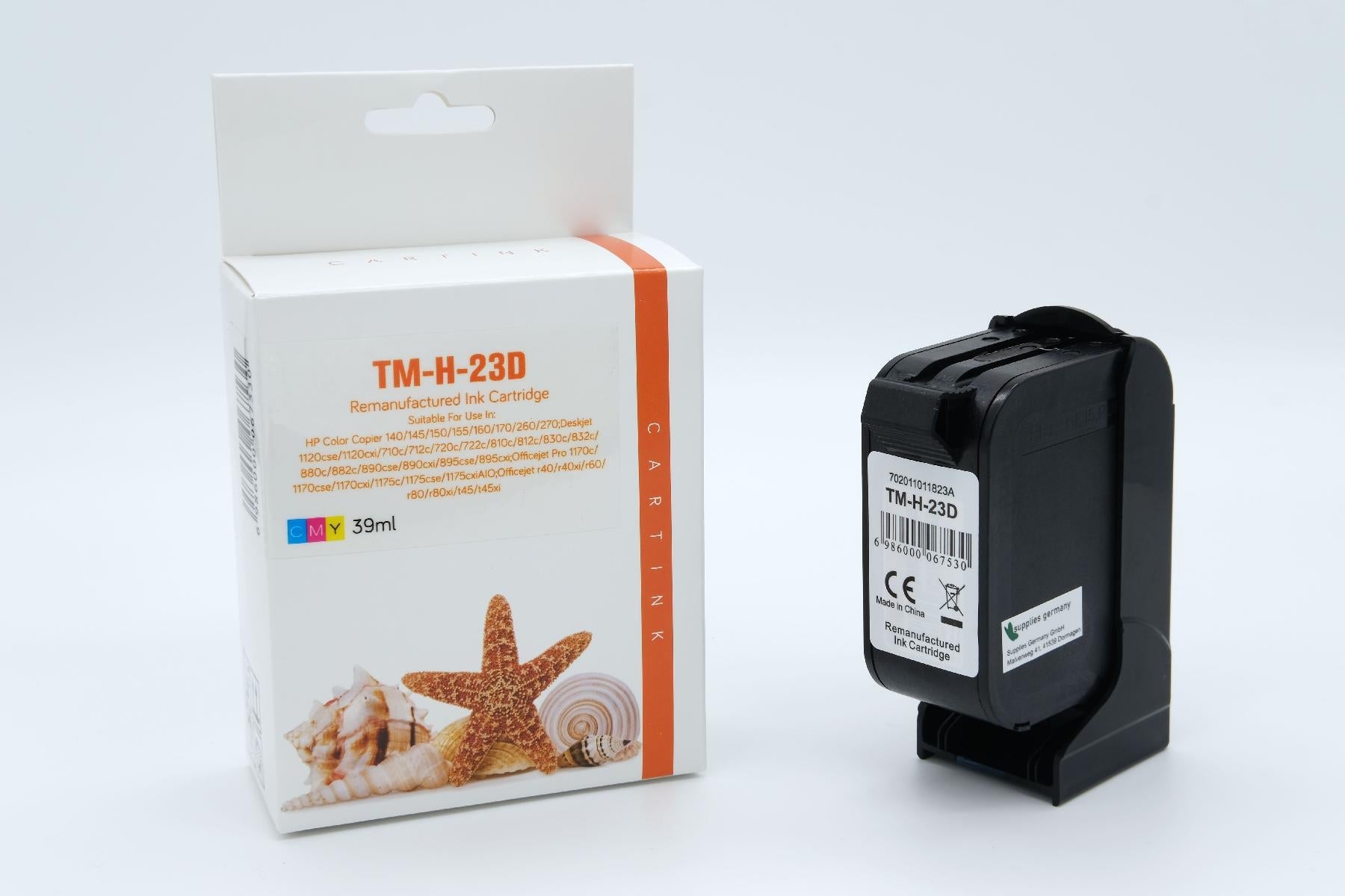 REF23D Refill Tinte Color für HP / C1823DE / 39ml