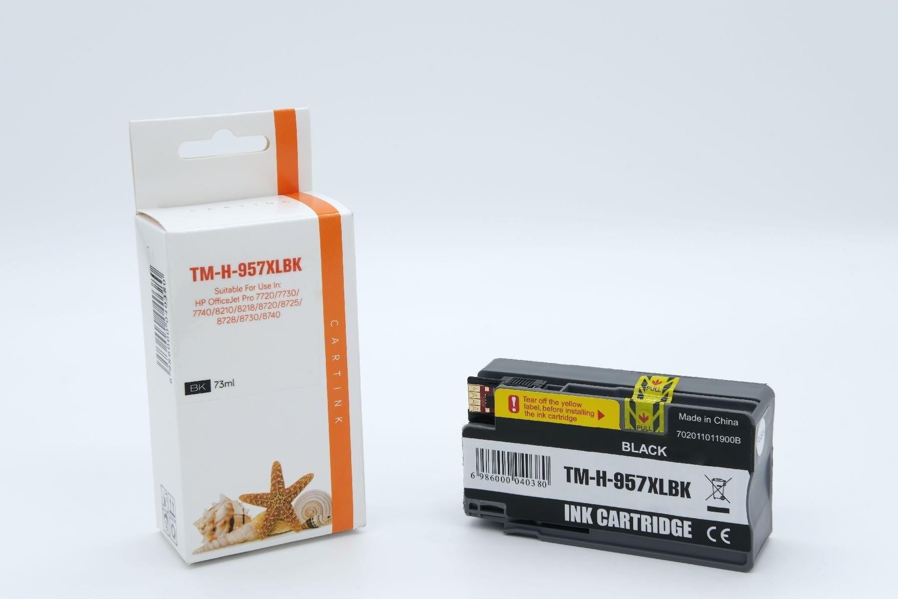 REF957XLBK Refill Tinte Schwarz für HP  / L0R40AE / 63,5ml