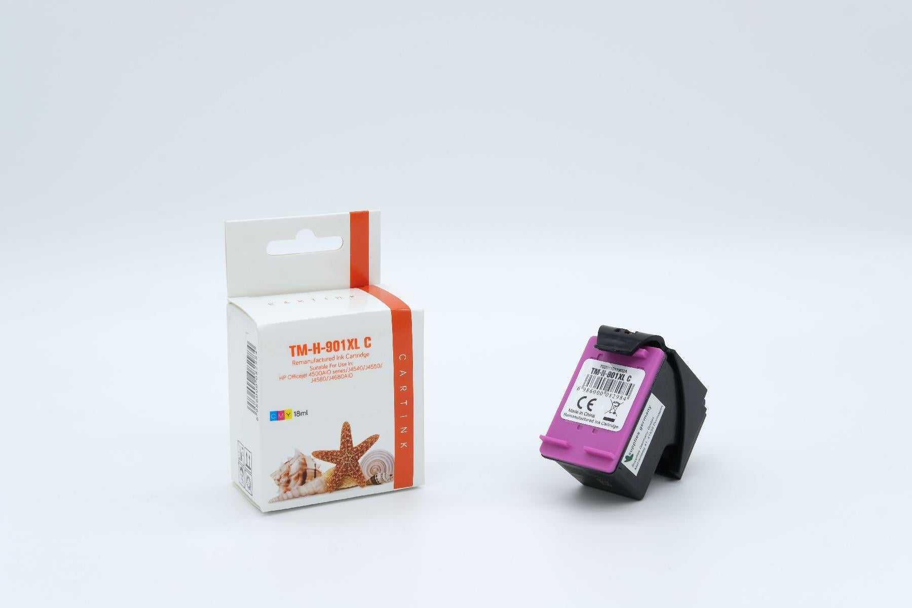 REF901CXL Refill Tinte Color für HP / CC656AE / 18ml