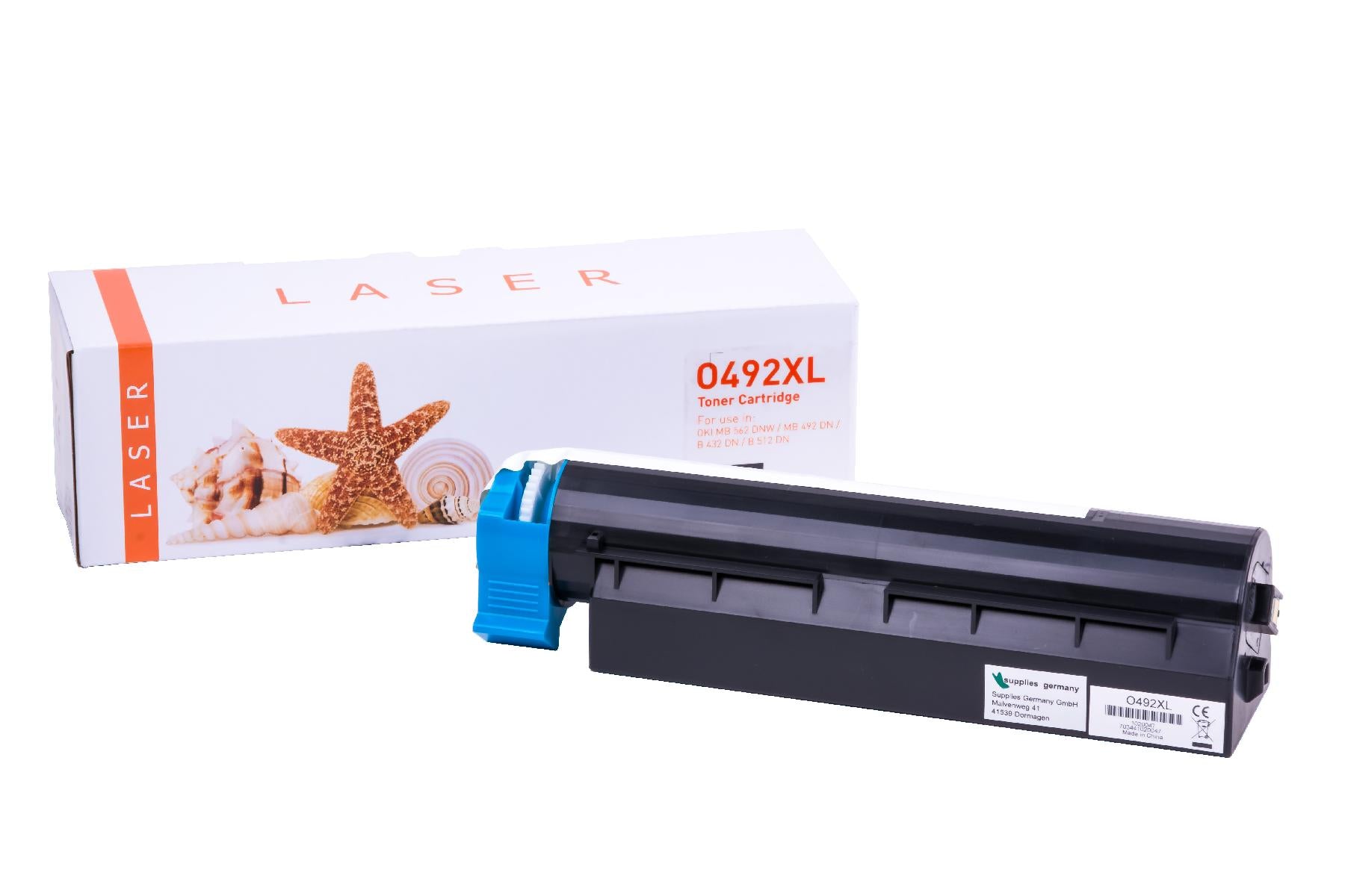 TONMB492XL Alternativ Toner Black für OKI  / 45807111 / 12.000 Seiten