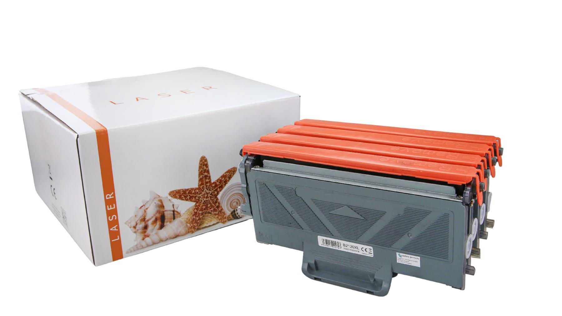 4er Set TONTN2120XL Alternativ Toner Black für Bro / TN2120XL / 4x5.200 Seiten