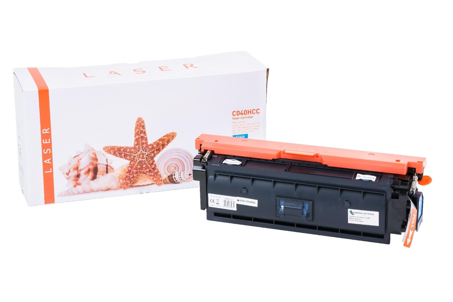 TON040HC Alternativ Toner Cyan für Canon /  0459C001 / 10.000 Seiten