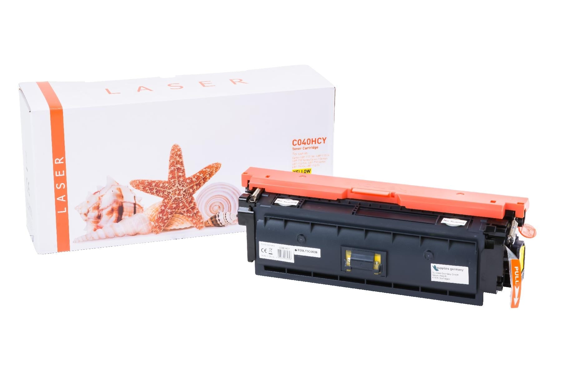 TON040HY Alternativ Toner Yellow für Canon / 0455C001 / 10.000 Seiten