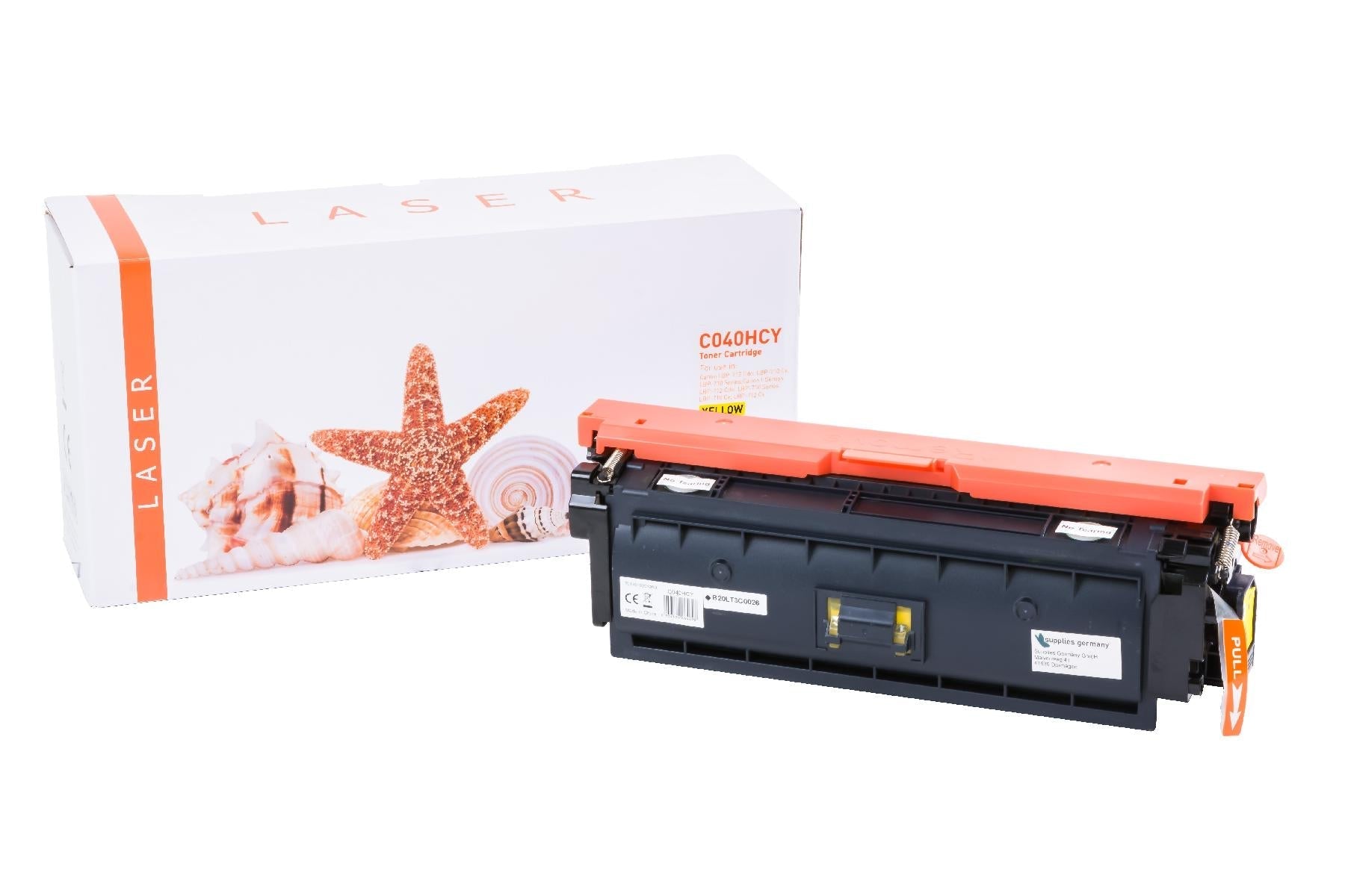 TON040HY Alternativ Toner Gelb für Canon / 0455C001 / 10.000 Seiten