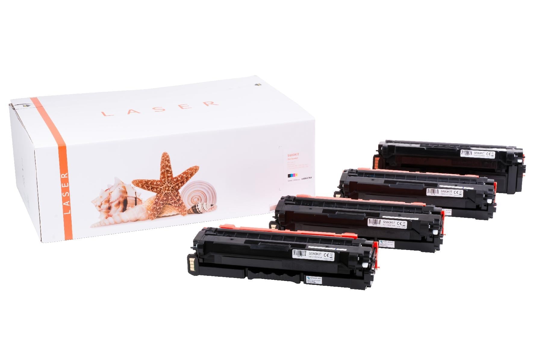 TONCLP680KIT Alternativ Toner Rainbowkit für Samsu / CLT 506L/ELS / BK6.000 / CMY3.500 Seiten