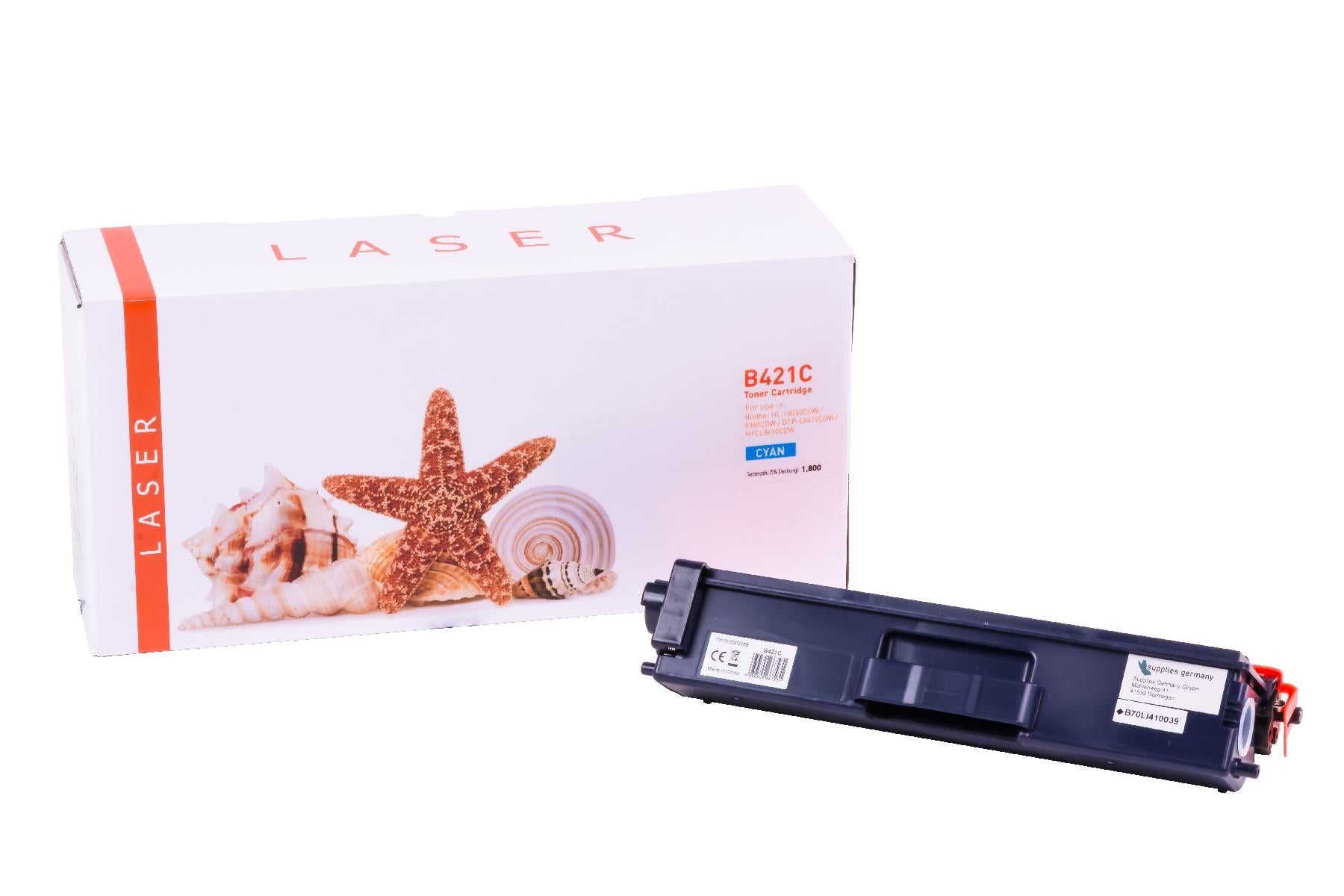 TONTN421C Alternativ Toner Cyan für Brother / TONTN421C  / 1.800 Seiten