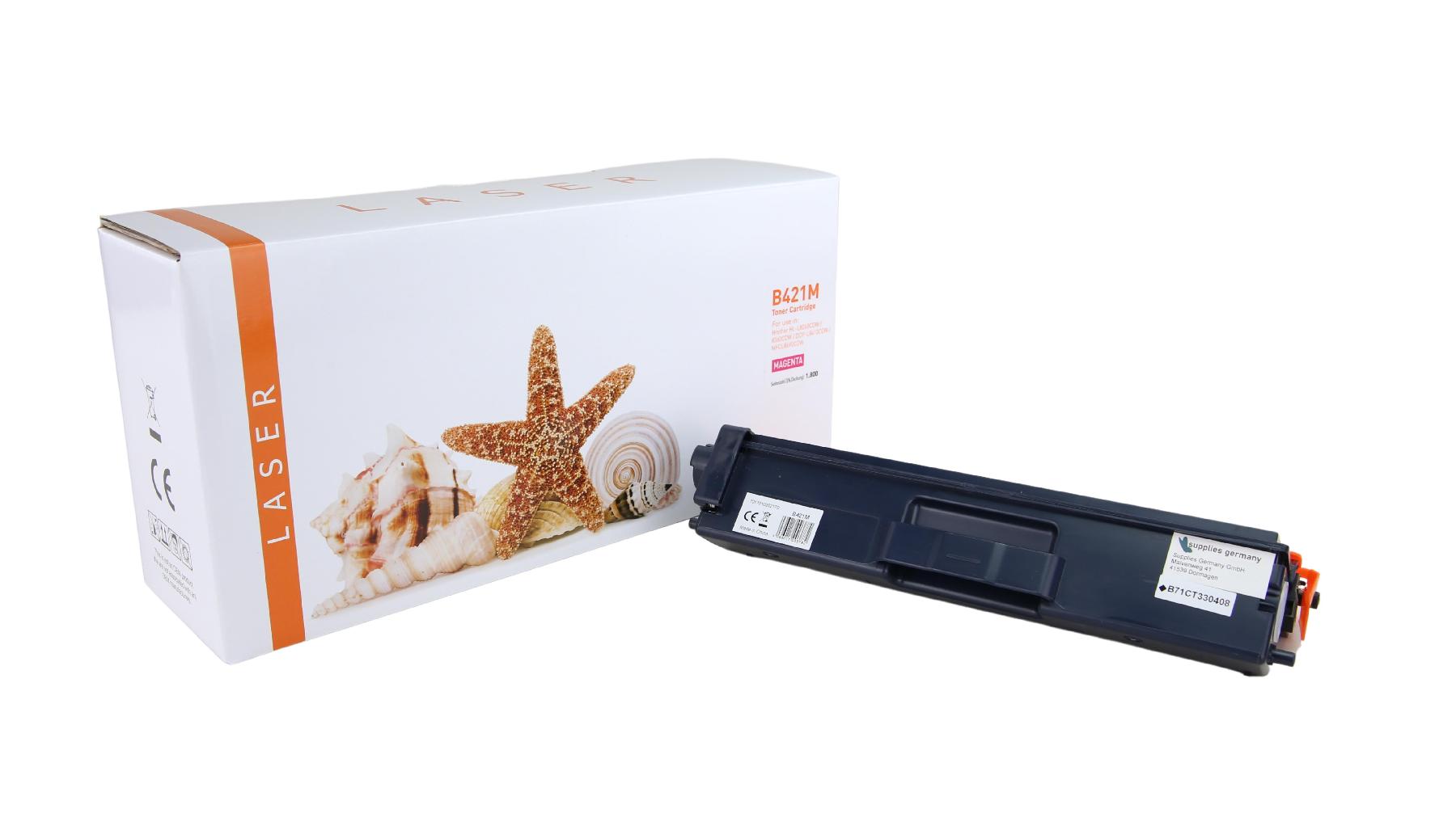 TONTN421M Alternativ Toner Magenta für Brother / TONTN421M / 1.800 Seiten